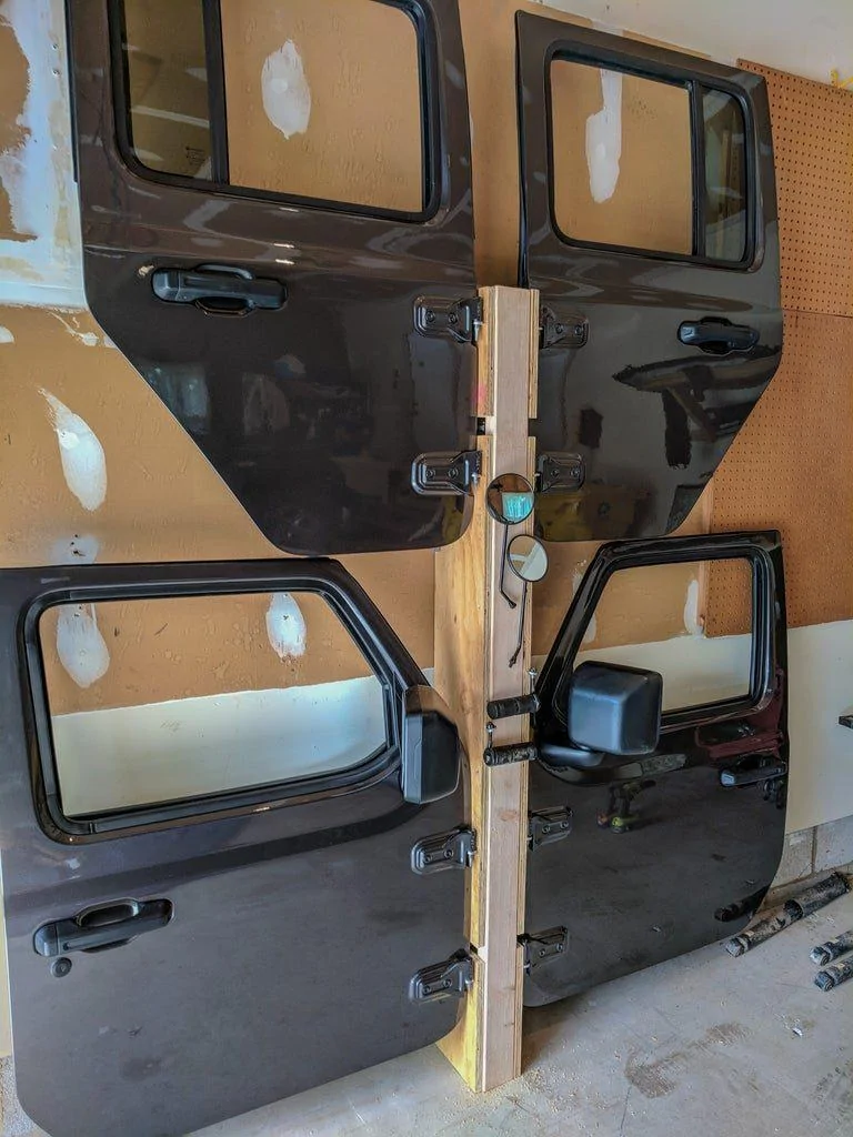 Jeep Gladiator What's your door storage solution?  Ready set #gowithoutdoors . . . now time to fill those firewood racks! qamjLWQh