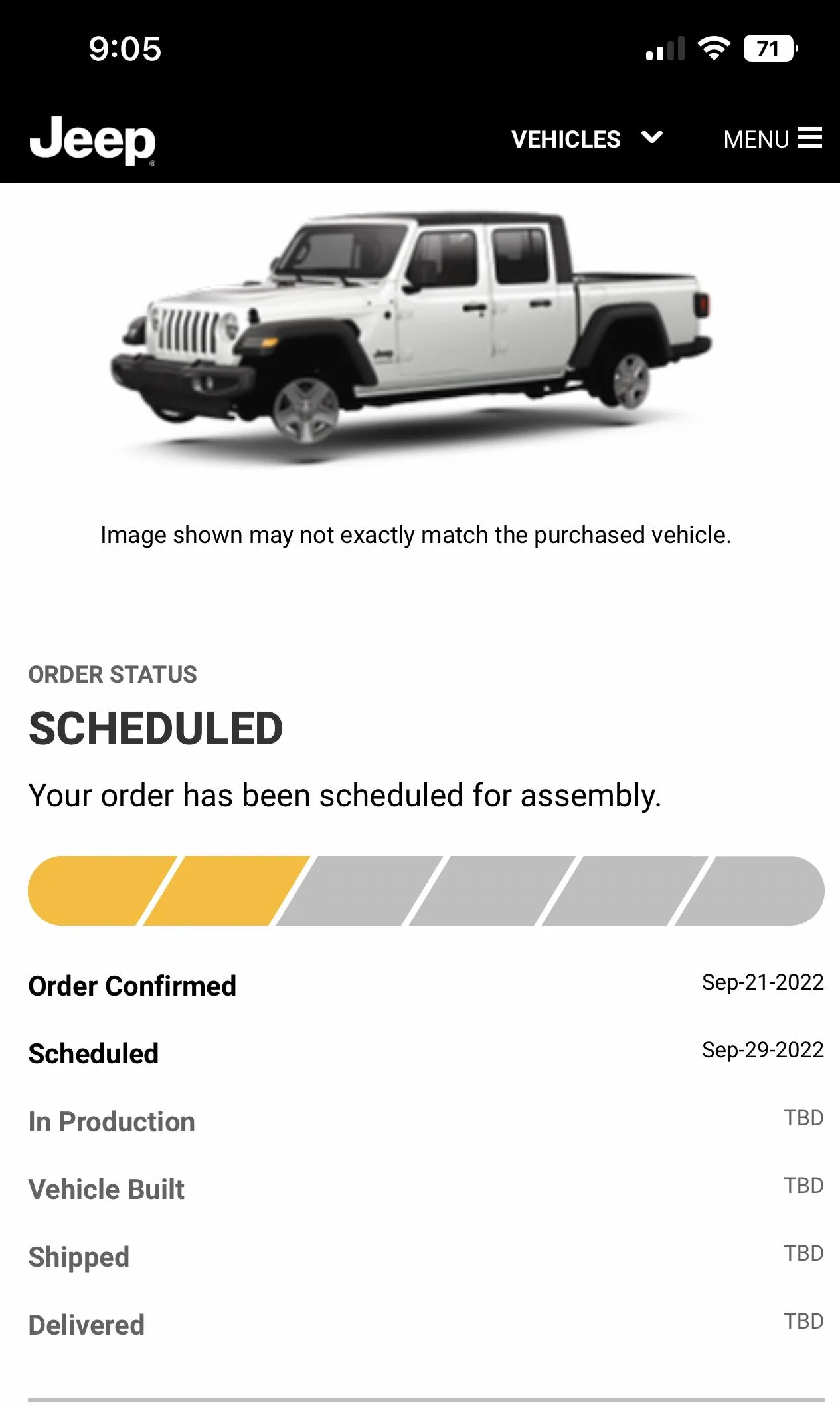 Jeep Gladiator 2023 Jeep Gladiator Order…What step are you in? IMG_E8794