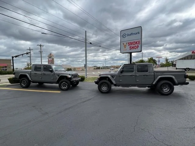 Jeep Gladiator Jeeps Parking Next To Jeeps Glad x 2