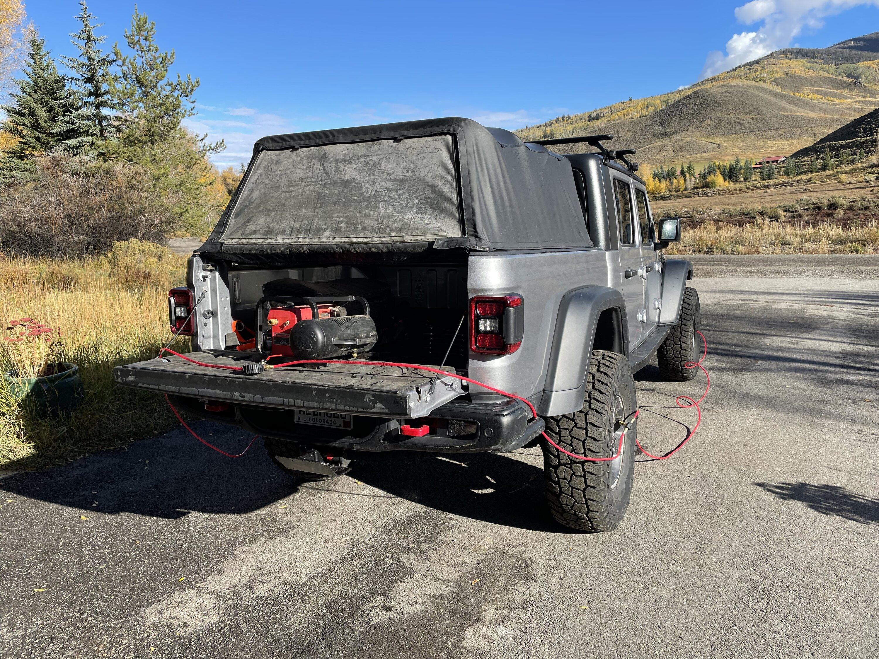 Jeep Gladiator Milwaukee 2848-20 inflator air compressor - reviews / feedback? 3ADC0963-7E67-4F14-8B5A-C80C508A3869