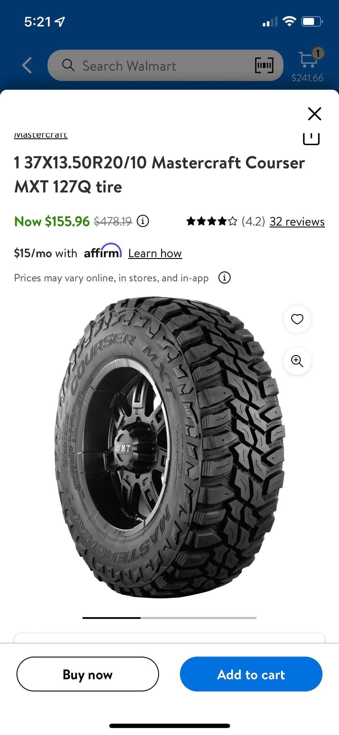 Jeep Gladiator Got another one Mastercraft MXT 37x13.50r20 $155.96 D3AB80FC-35A3-4924-9560-83B49EC5BA5A