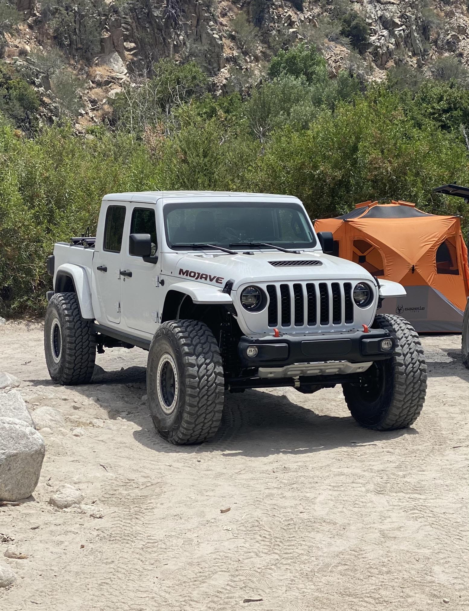 Jeep Gladiator Full suspension, Clayton Off-road 2.5 inch coils, 8 control arms, Bilstein B8 8100 external bypass shocks A9C6261B-7EC7-40AB-B05A-9058F12D3A11