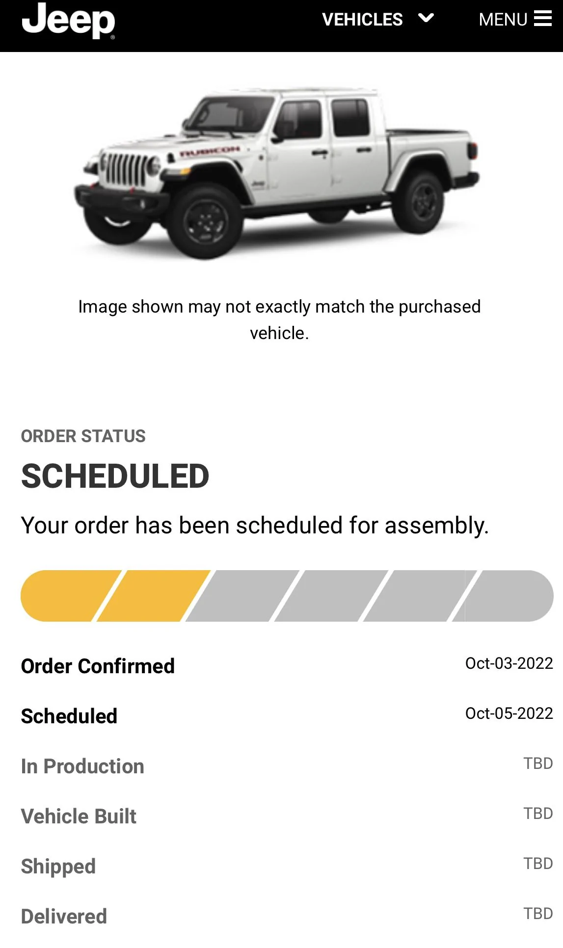 Jeep Gladiator 2023 Jeep Gladiator Order…What step are you in? 2B4925D2-369D-477D-8C31-9B253B78A744