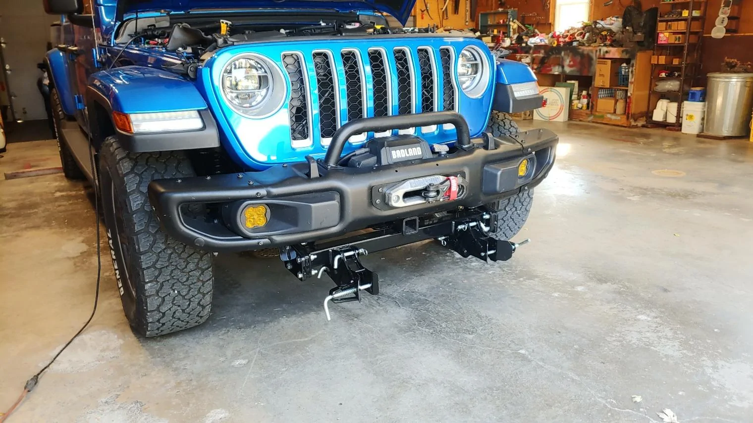 Jeep Gladiator My experience mounting Western Defender snow plow 20221006_154946