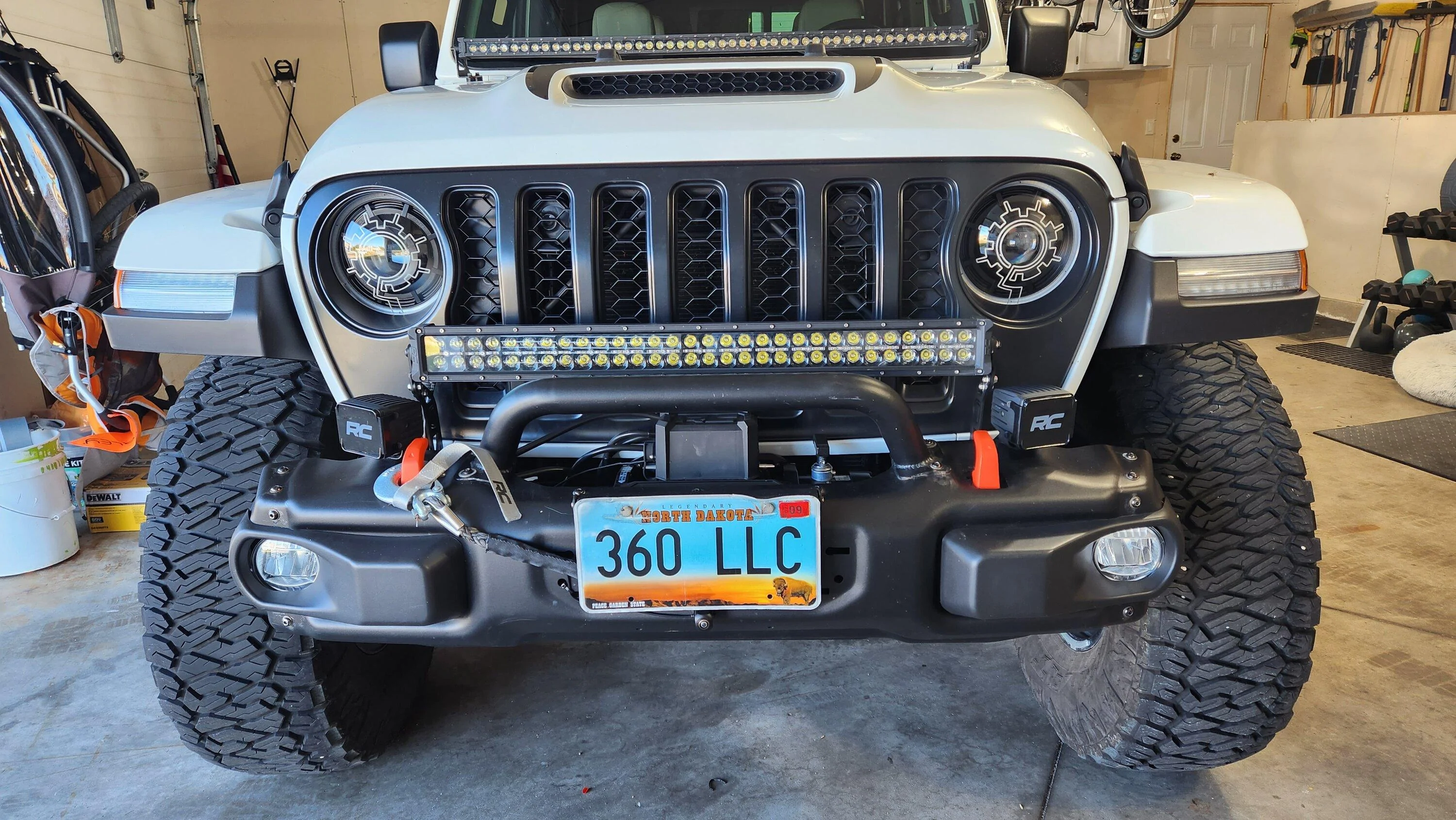 Jeep Gladiator Oracle Heated Headlights 20221007_164820