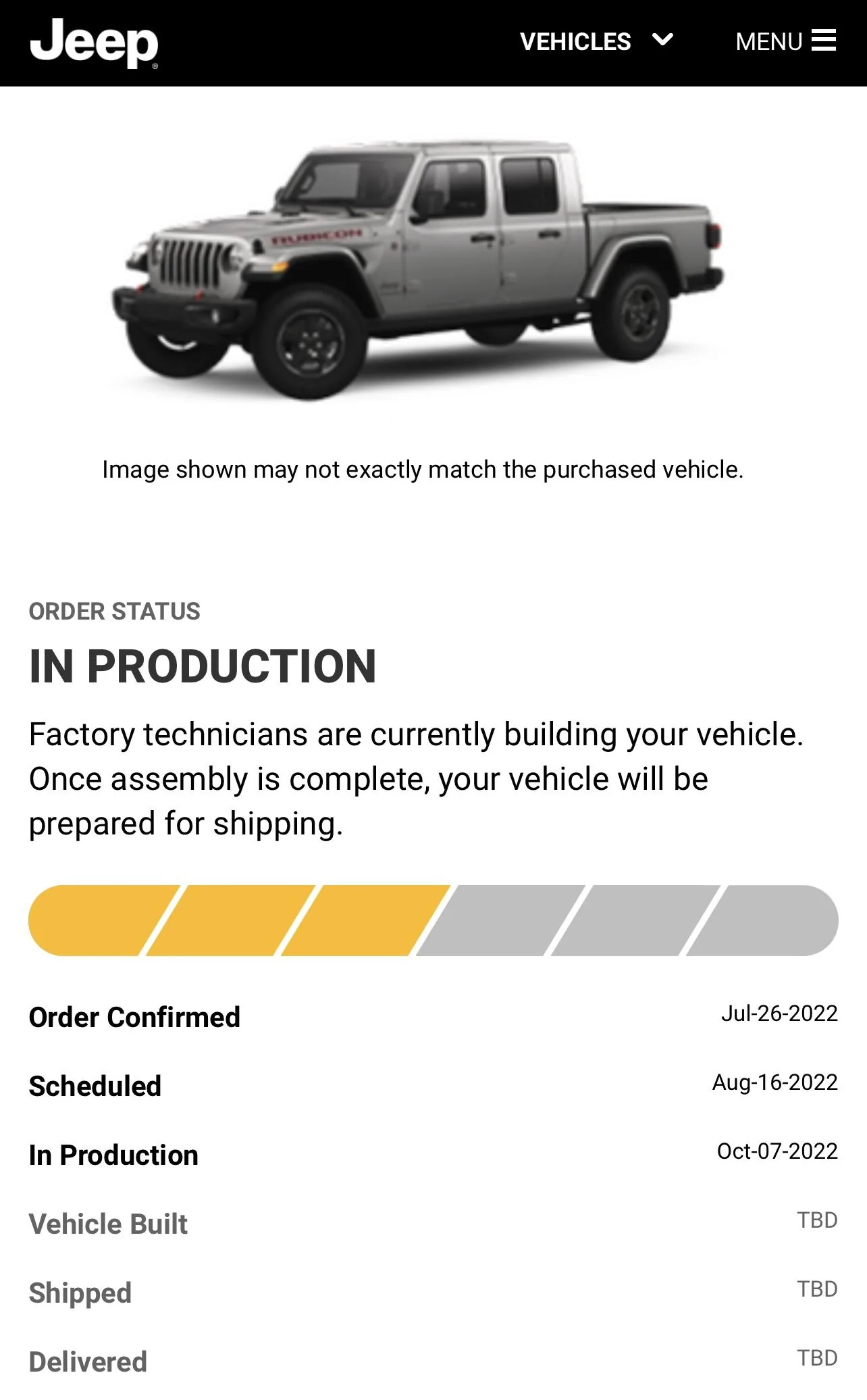 Jeep Gladiator 2023 Jeep Gladiator Order…What step are you in? 1C36EB55-697D-4A13-90B5-80BDEC70B378