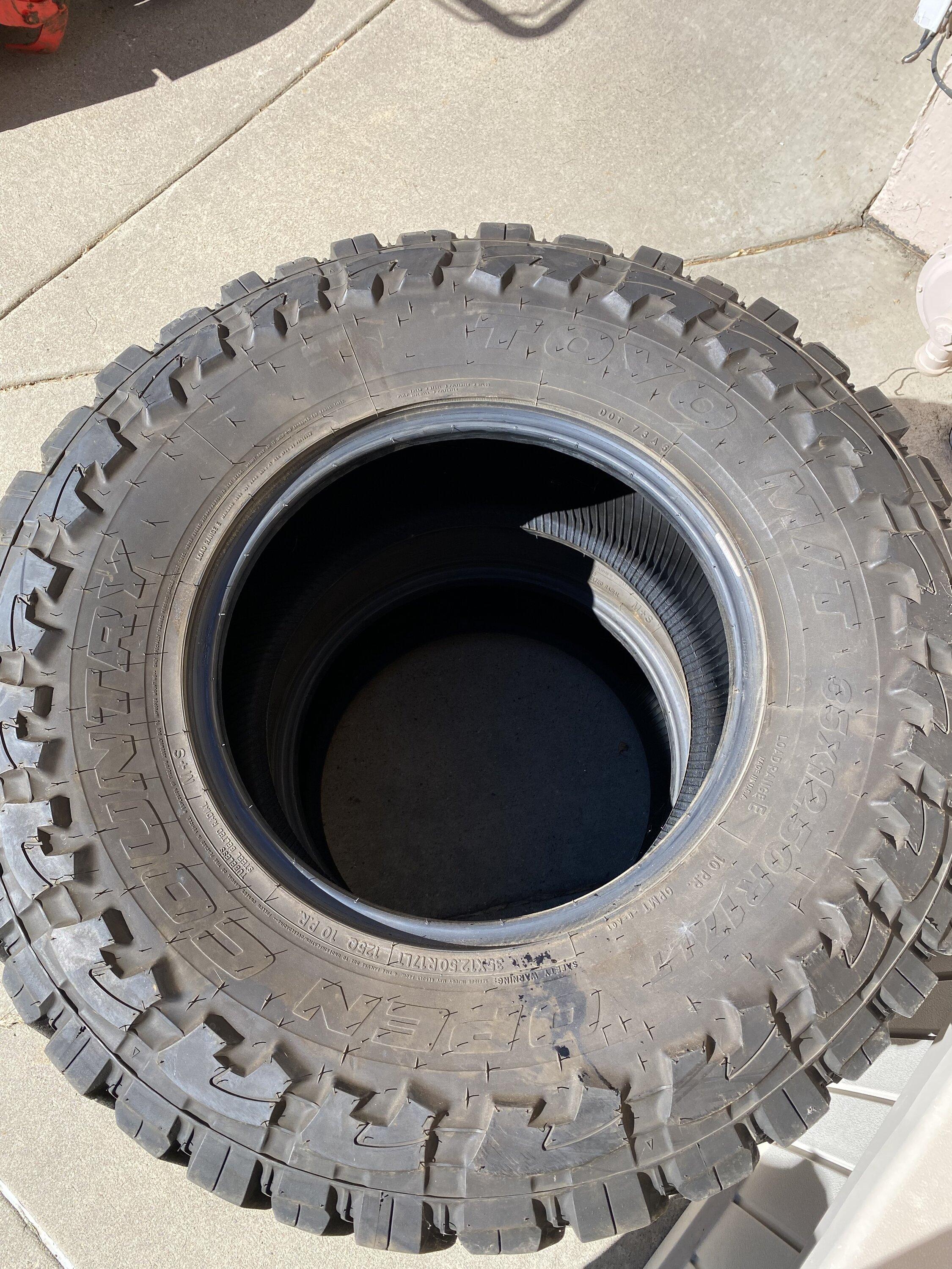 Jeep Gladiator 35x12.50R17 Toyo MT Open Country Full Set of 5! 68F1DD8E-81EE-4960-B9DC-FBAF5AFD4C36