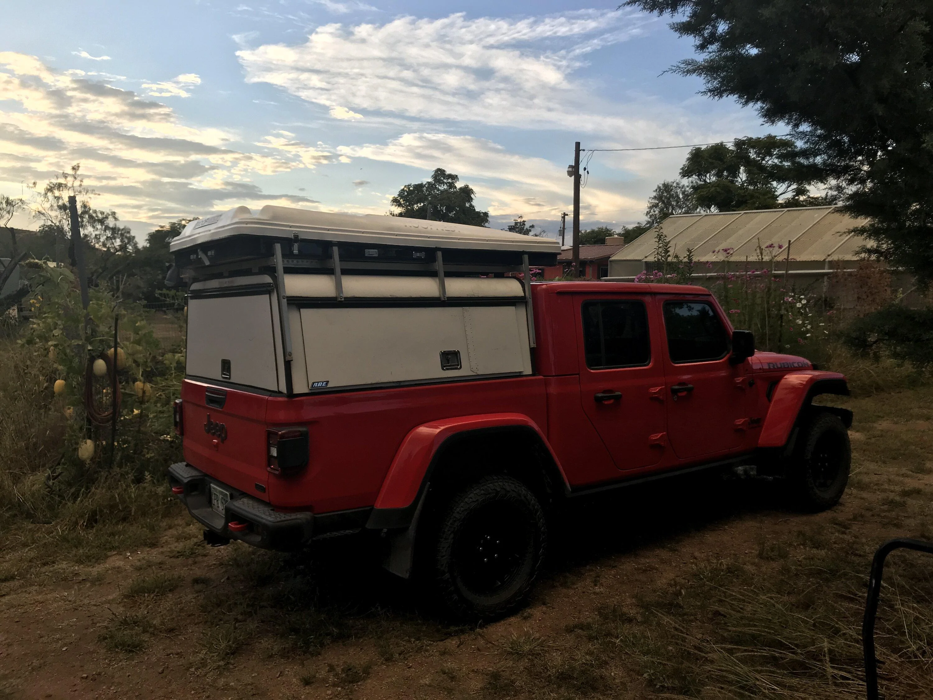 Jeep Gladiator ARE Bed Cap Topper weight requires upgrading to taller rear springs / spring spacers? IMG_5180