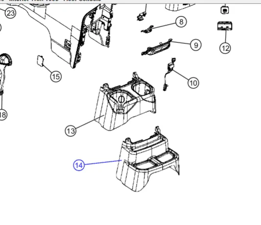 Jeep Gladiator Cup holder is in the way! Anyone removed their cup holder to gain foot space? 1665442370710
