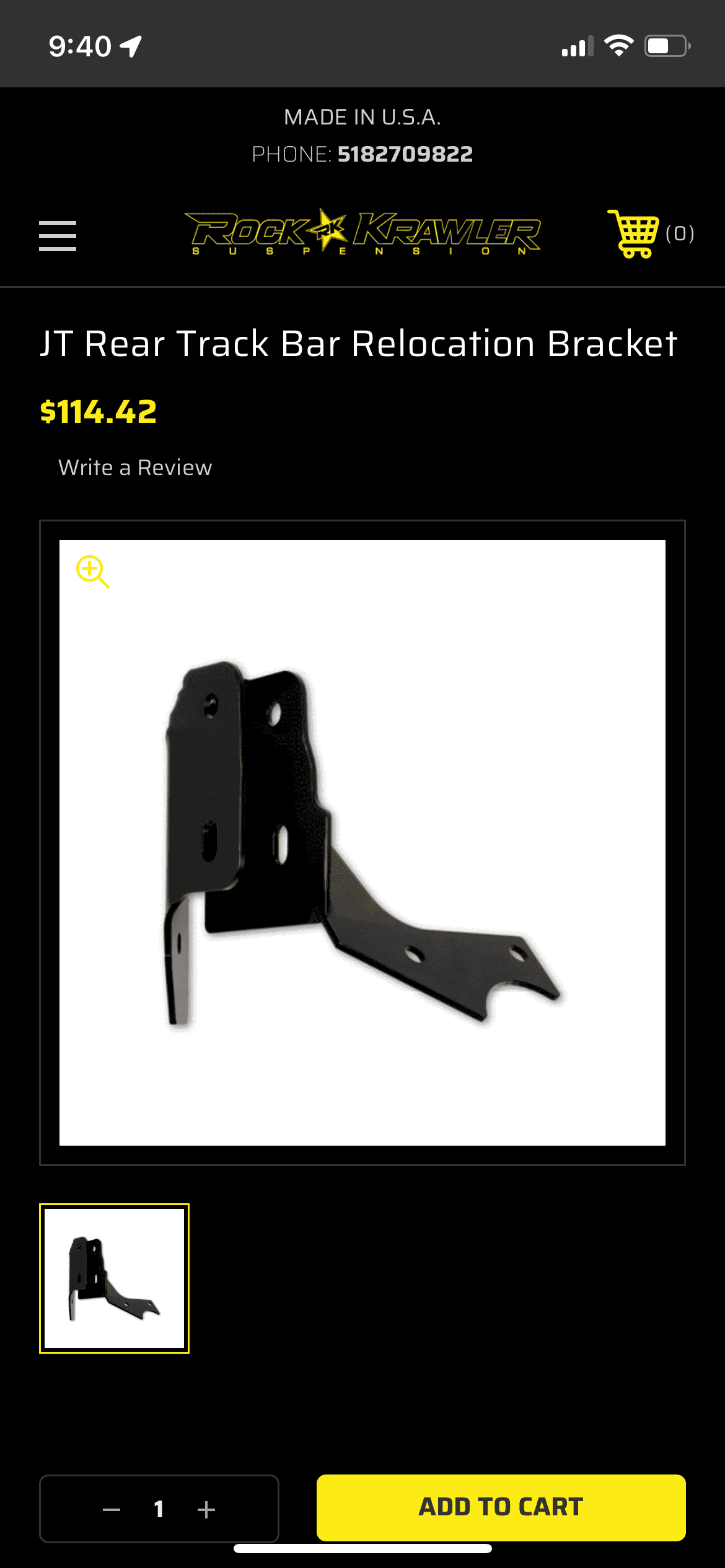 Jeep Gladiator Rock Krawler Rear Trackbar Relocation Bracket for Gladiator JT F25C0A72-2086-451B-BBA5-B39026D34C20
