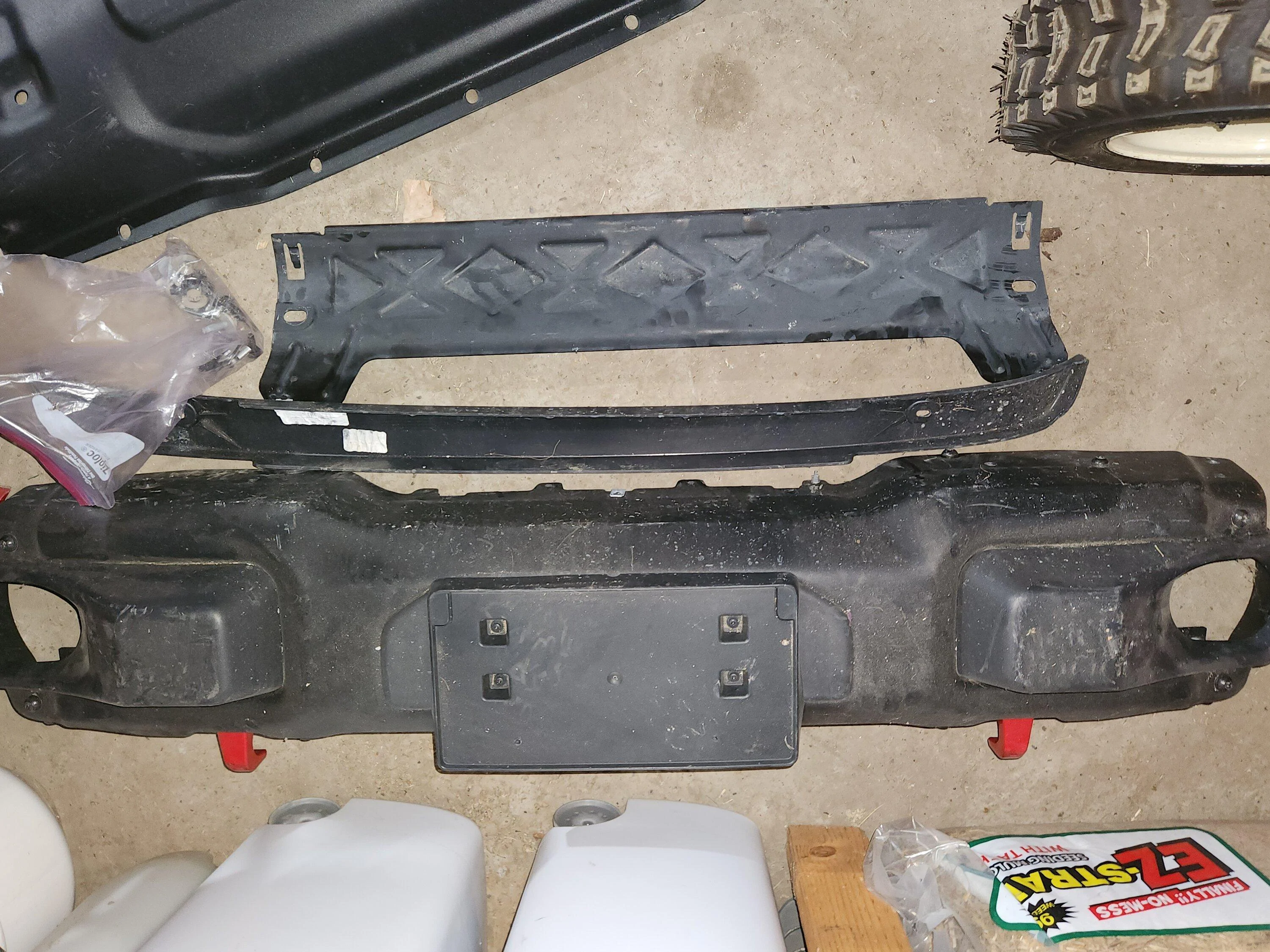 Jeep Gladiator Steel Rubicon Front Bumper w/ hooks and skid plate (no ends) $450 20221012_162107