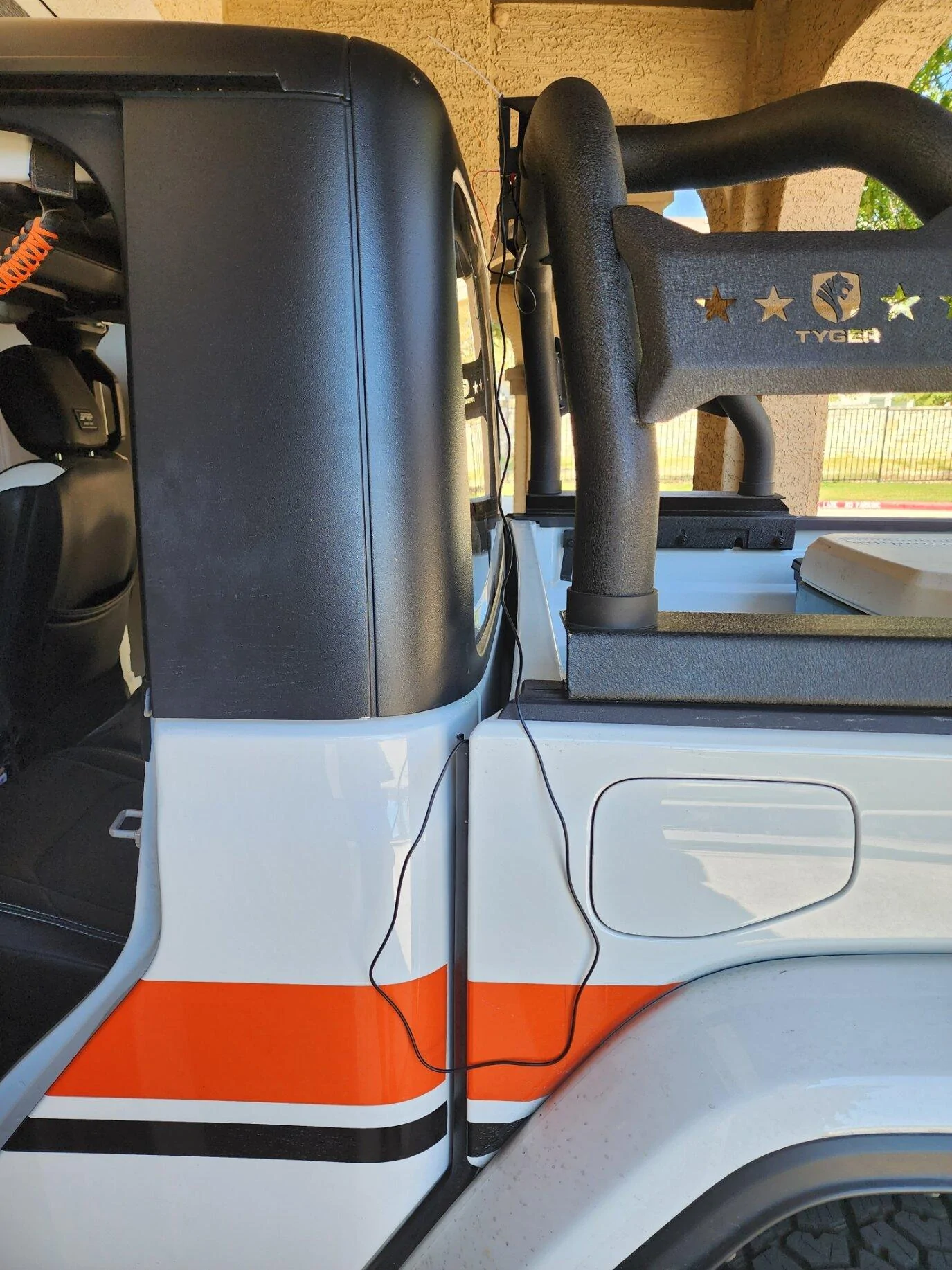 Jeep Gladiator Cargo Cam wiring help w/Tygr sport bar 20221013_133209