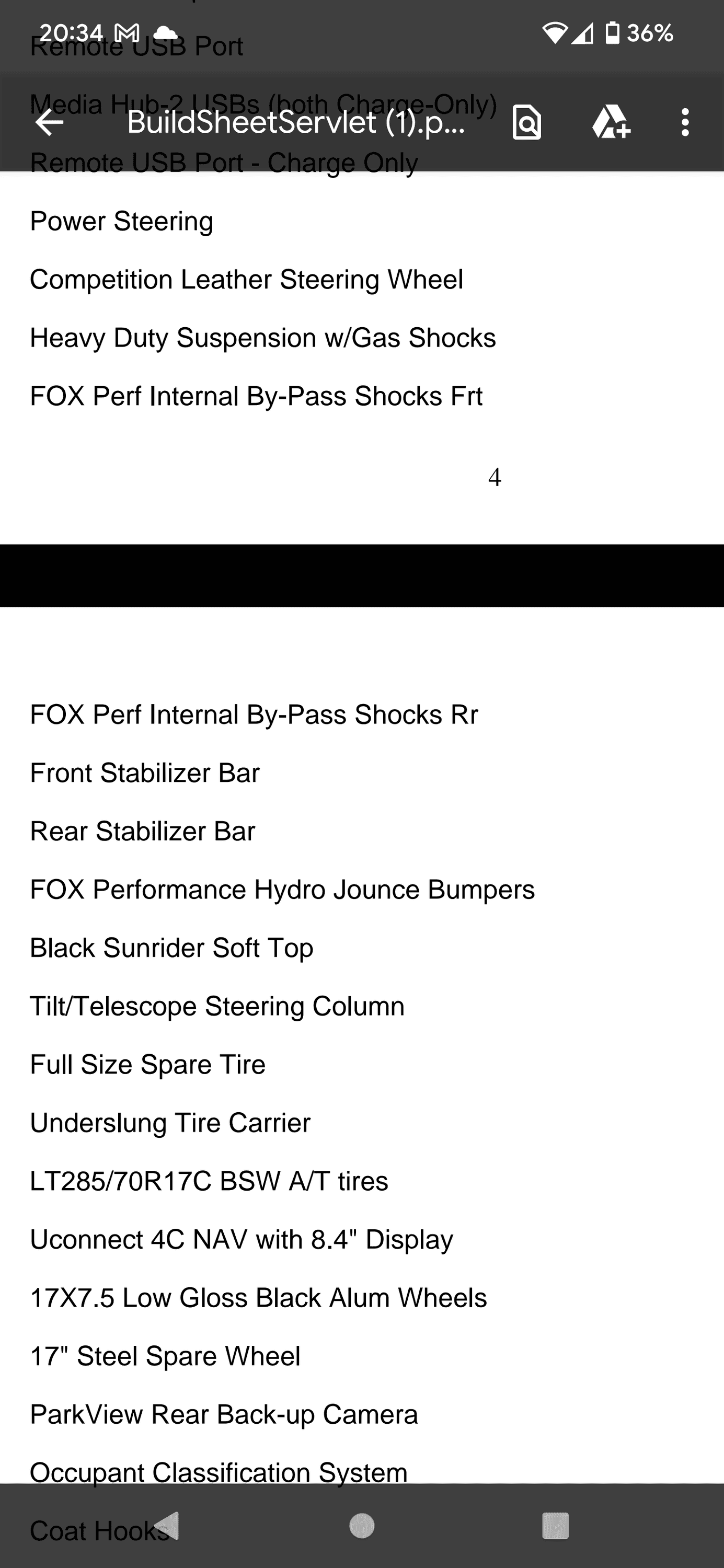Jeep Gladiator 2023 Jeep Gladiator Order…What step are you in? Screenshot_20221013-203408