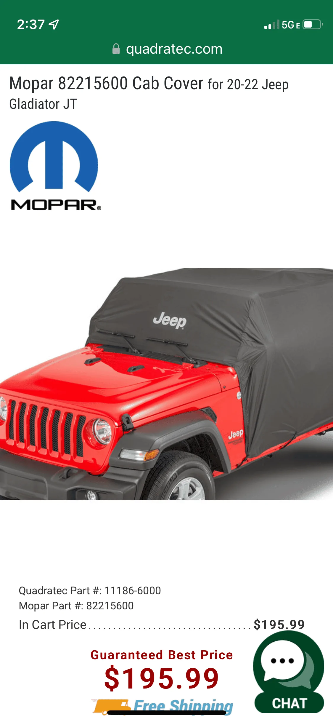 Jeep Gladiator Jeep Cab Rain cover $50 AE34F552-265B-400D-8677-554DC40215A4