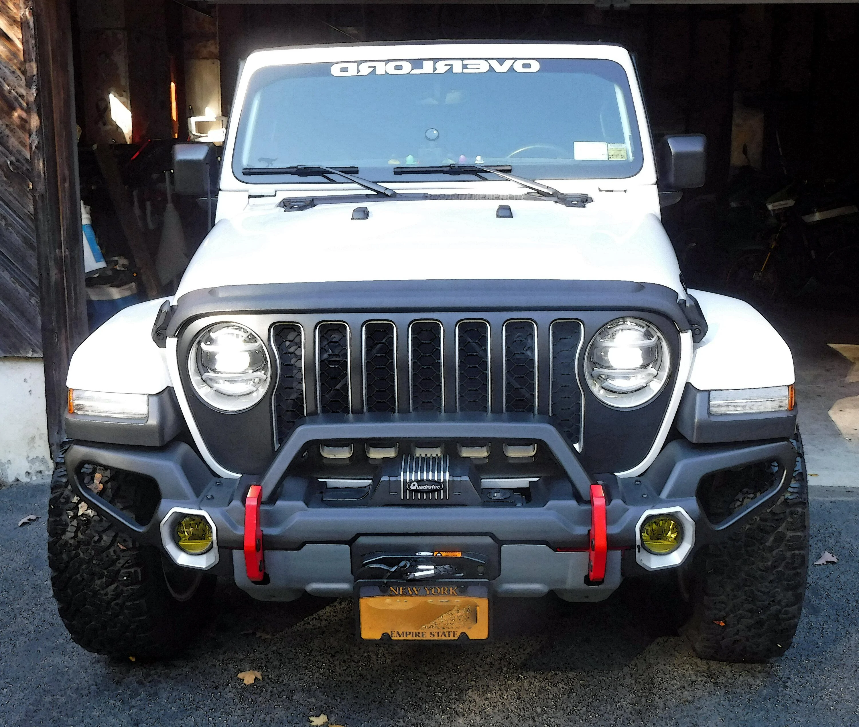 Jeep Gladiator So the birfday pwesent install begins DSCF4490