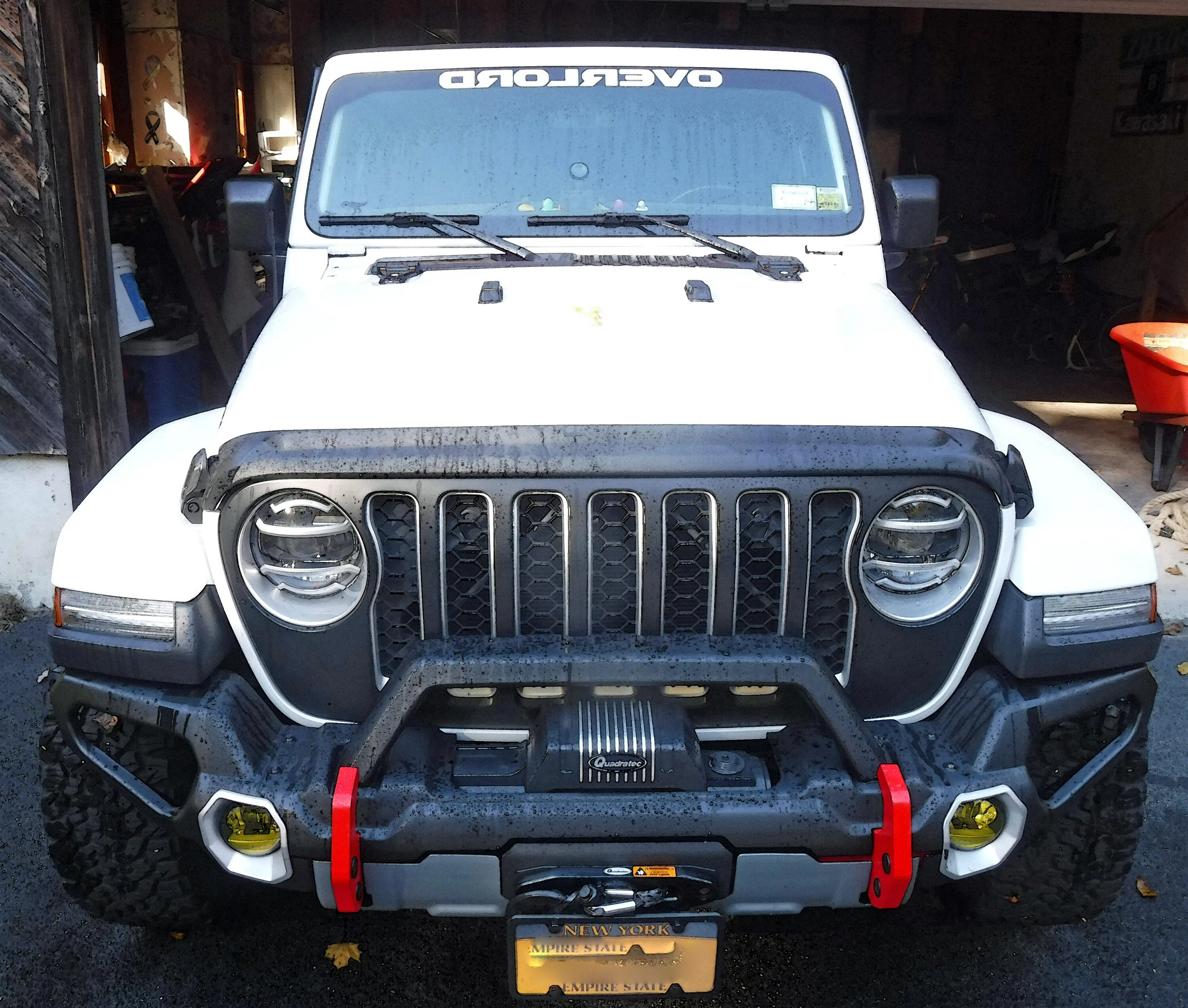 Jeep Gladiator So the birfday pwesent install begins DSCF4491