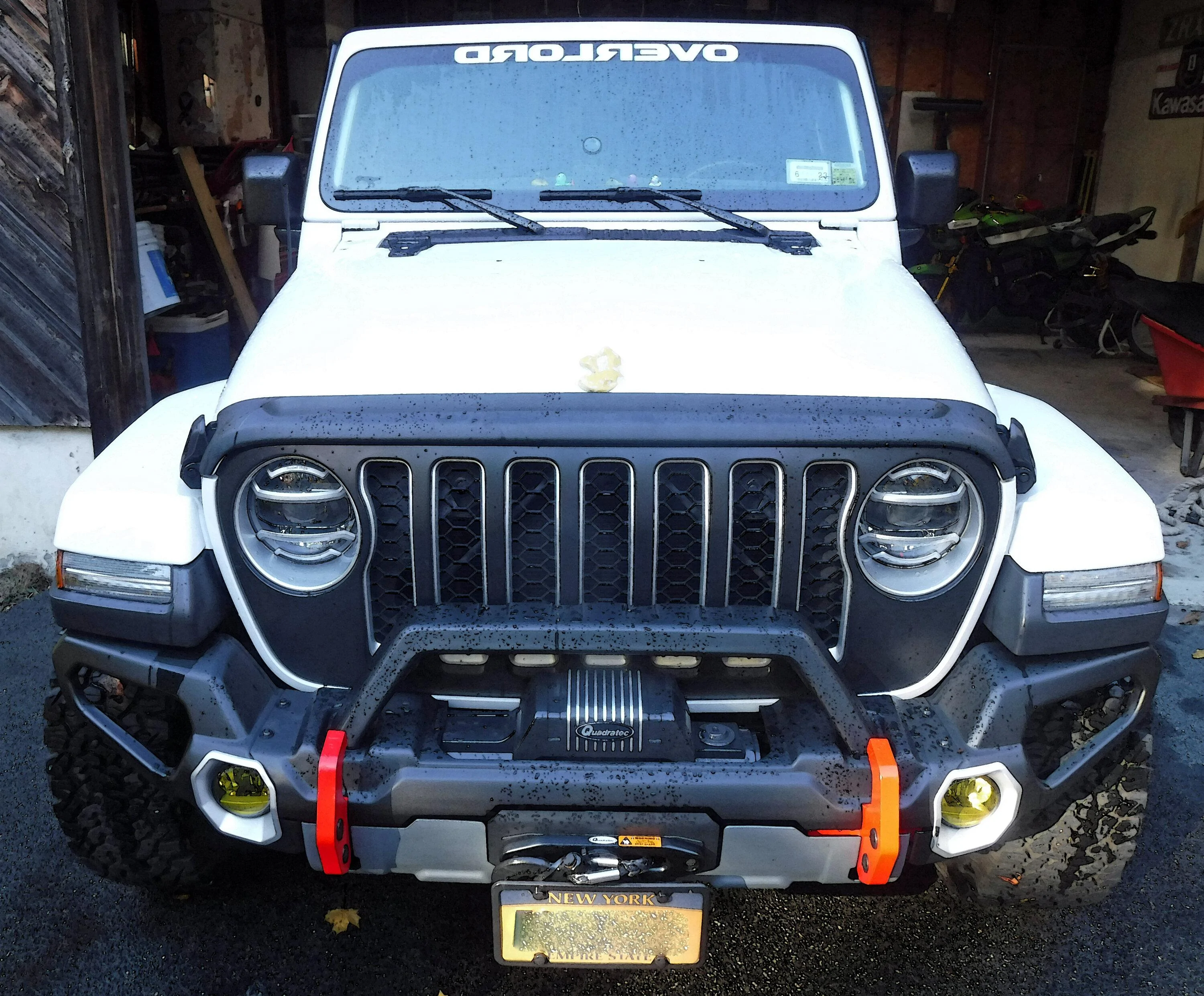 Jeep Gladiator So the birfday pwesent install begins DSCF4493