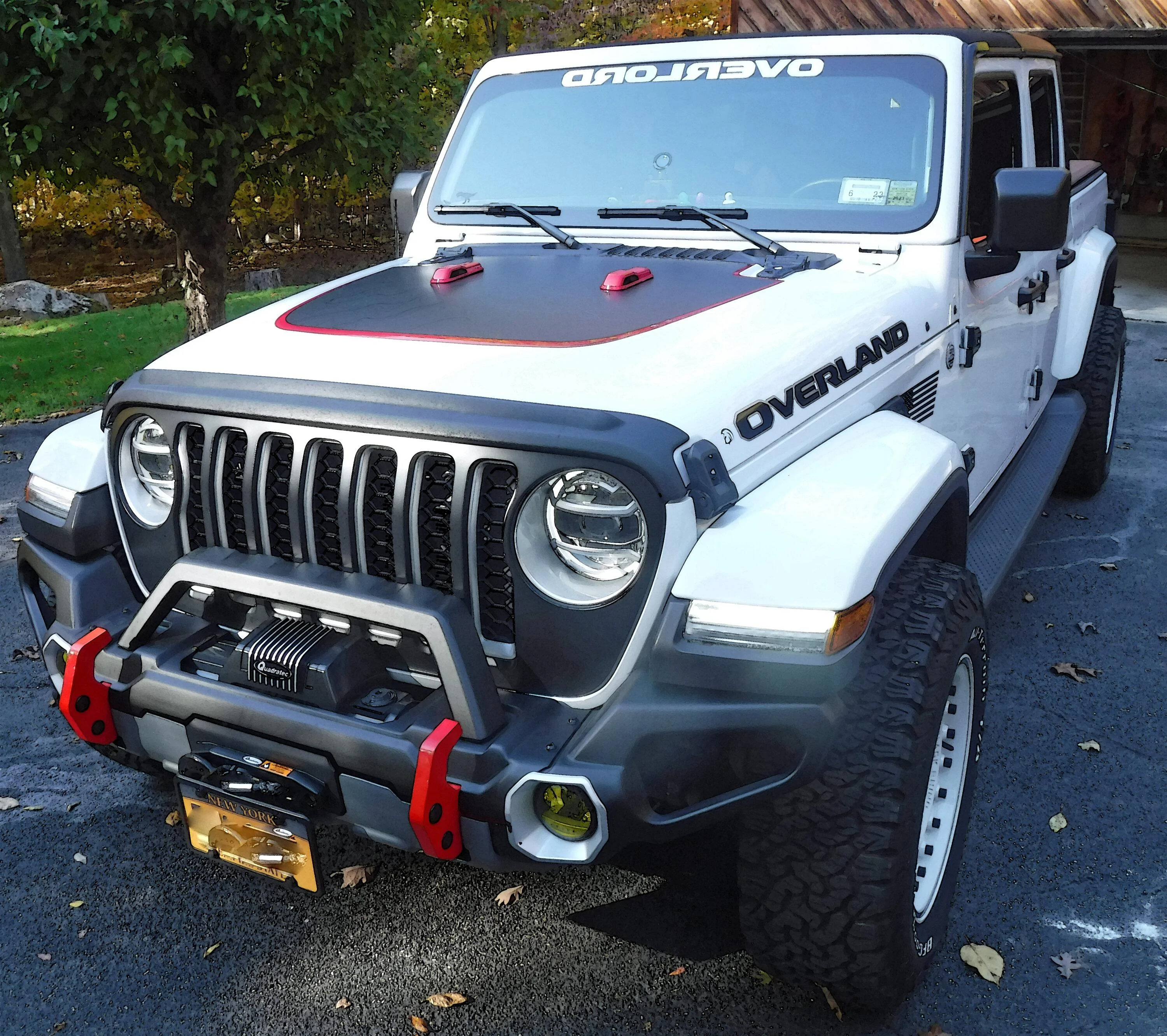 Jeep Gladiator So the birfday pwesent install begins DSCF4501