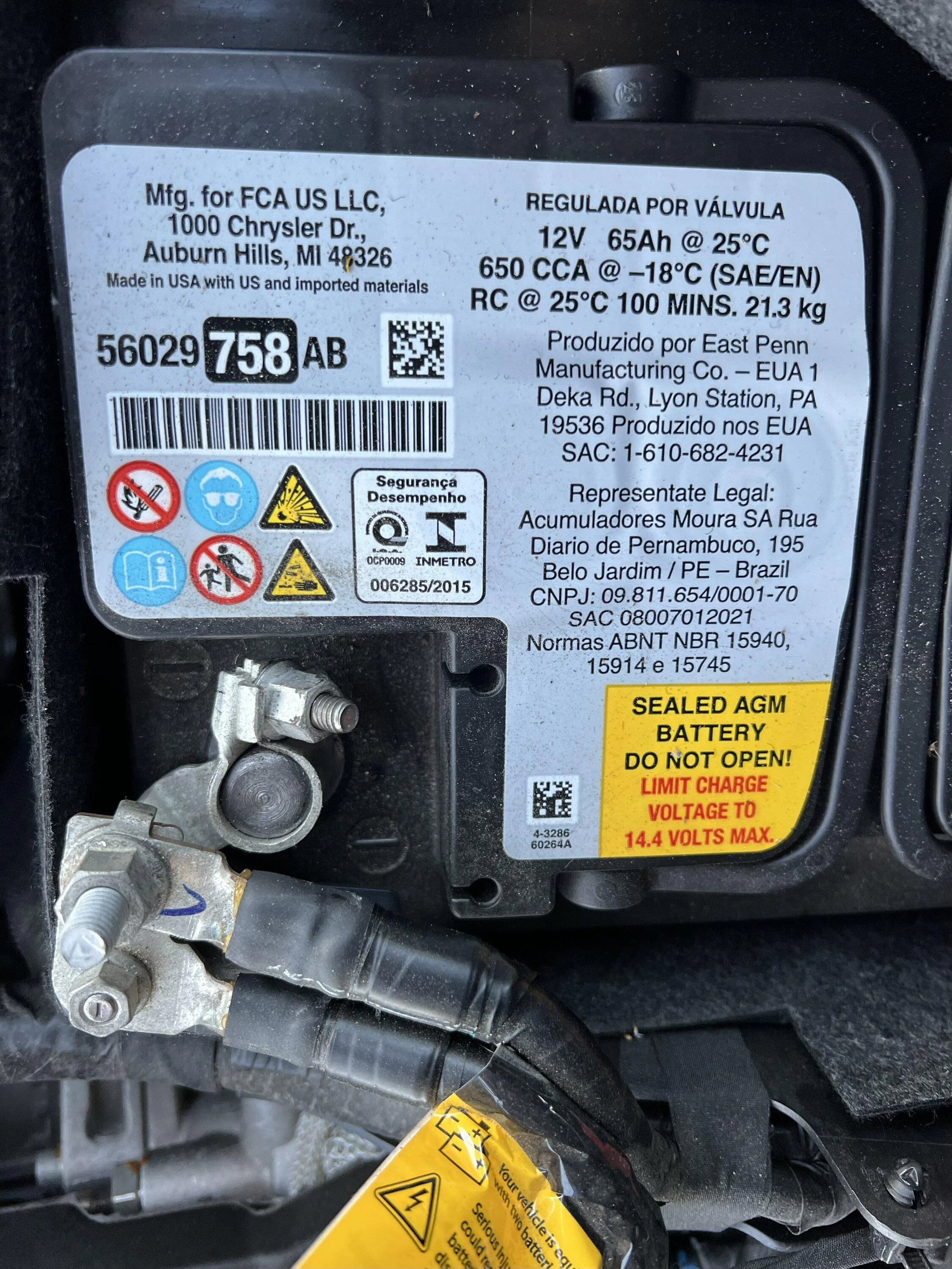 Jeep Gladiator What would be the replacement battery… CF723721-323A-4DF0-BAB6-E79A27D4E39A
