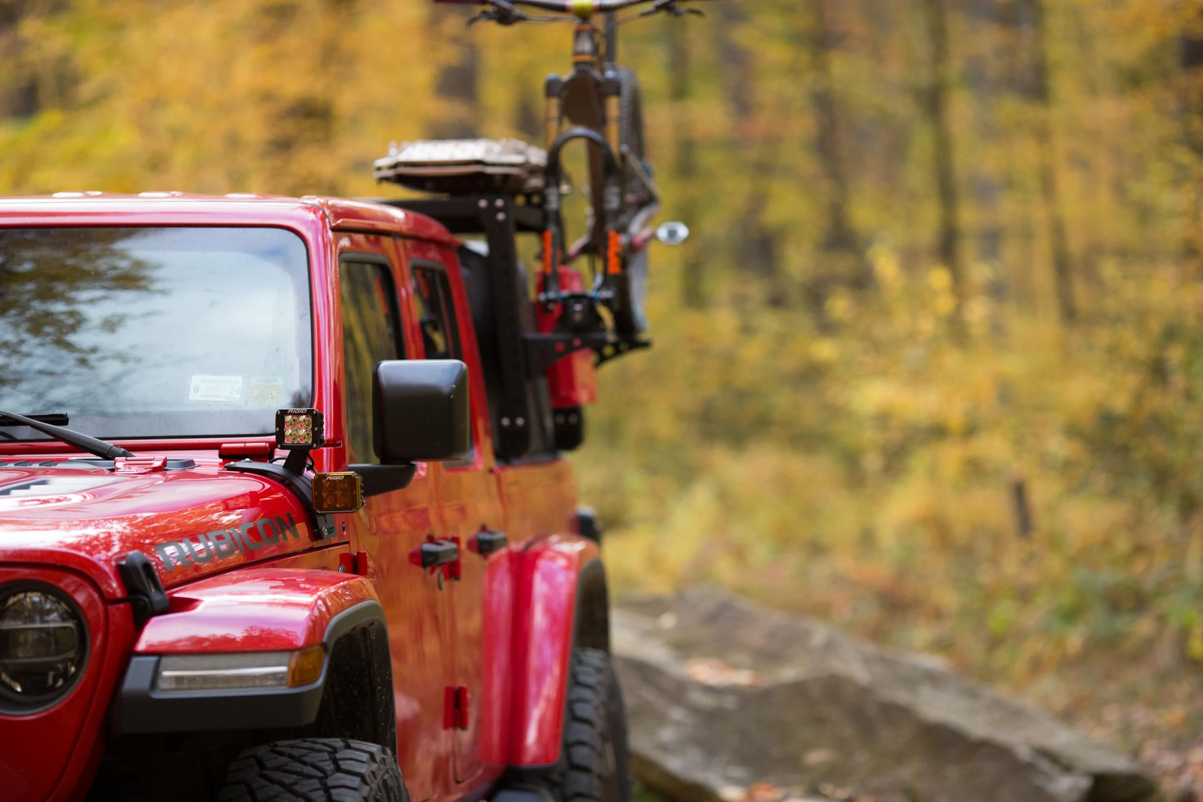 Jeep Gladiator MAX Modular Softopper Compatible Bed Racks Gladiator Softopper, Rigid Ditch Lights -5