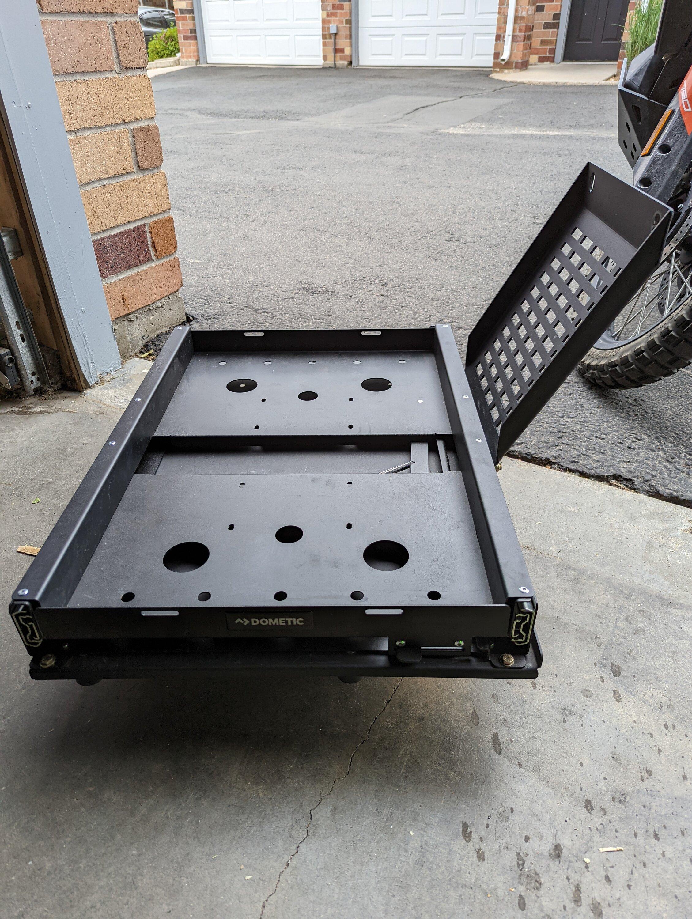 Jeep Gladiator Rebel off road bed mount and dometic sld55 fridge slide PXL_20220618_210234680