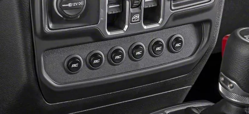 Jeep Gladiator 3d Printed Lower Dash Panel (Blank) to mount GMRS Radio lower dash panel
