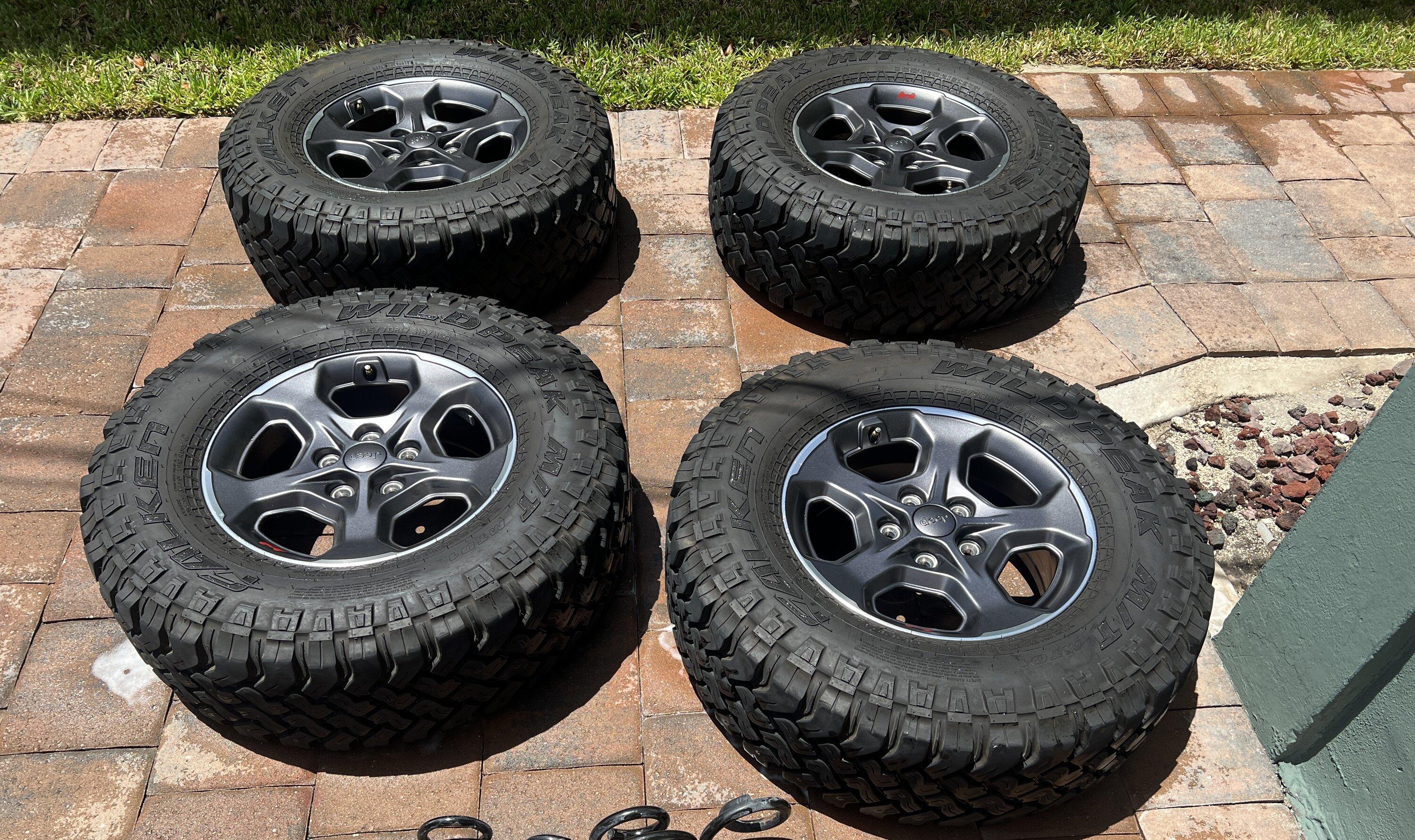 Jeep Gladiator 4 Jeep  Gladiator Rubicon  All Terrian 33 Inch Offroad  Jt Jl Wheels  Almost New FalkenWildetrac  Fits Any Jeep  5x5 Lug Pattern A1441B2C-2EC1-42AC-B68E-3D3D4AF62C5E