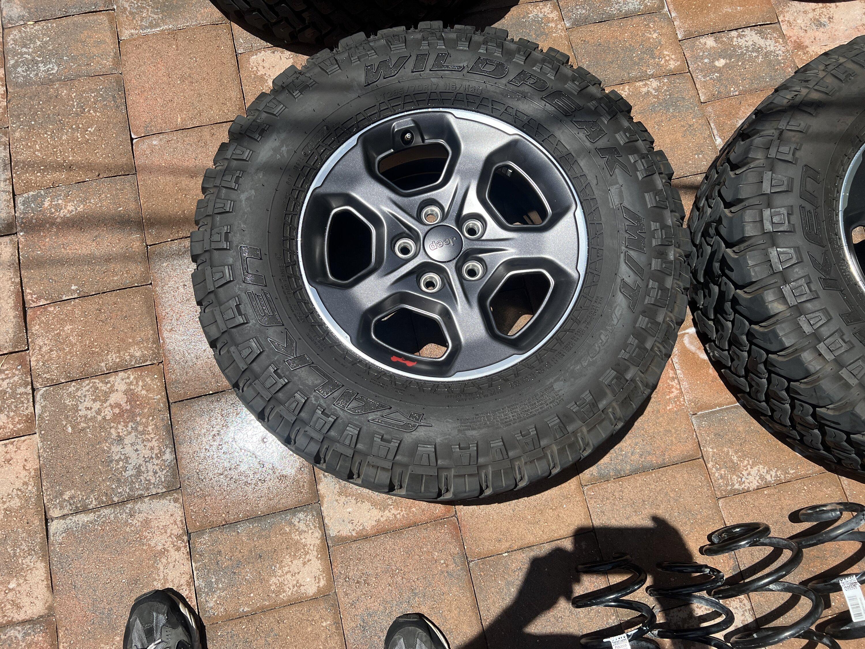 Jeep Gladiator 4 Jeep  Gladiator Rubicon  All Terrian 33 Inch Offroad  Jt Jl Wheels  Almost New FalkenWildetrac  Fits Any Jeep  5x5 Lug Pattern 2D9E2145-BAE5-4F25-BC10-FDDD98A1B85A