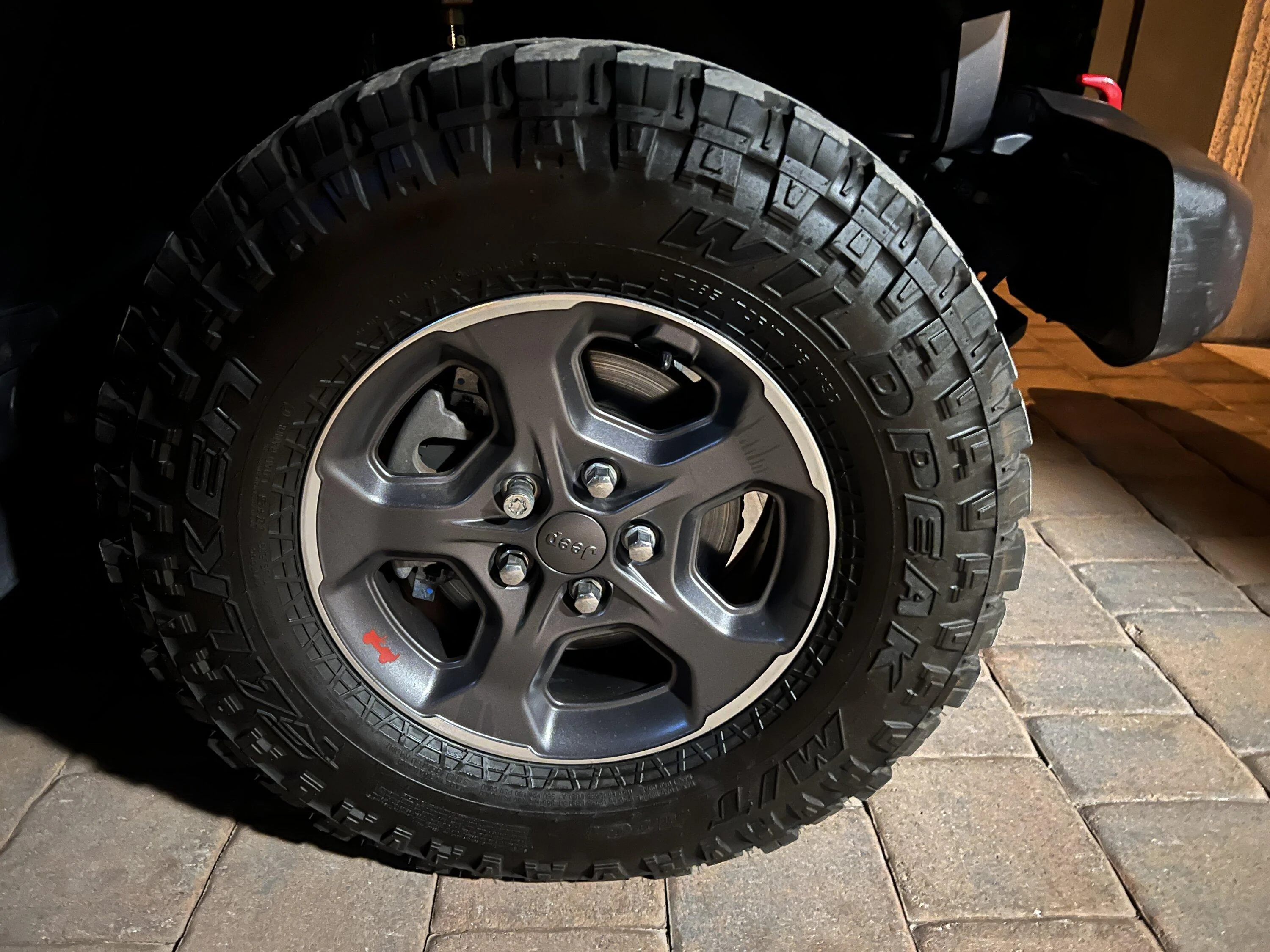 Jeep Gladiator 4 Jeep  Gladiator Rubicon  All Terrian 33 Inch Offroad  Jt Jl Wheels  Almost New FalkenWildetrac  Fits Any Jeep  5x5 Lug Pattern D0051CED-3A31-44D2-80E9-569FE9164305