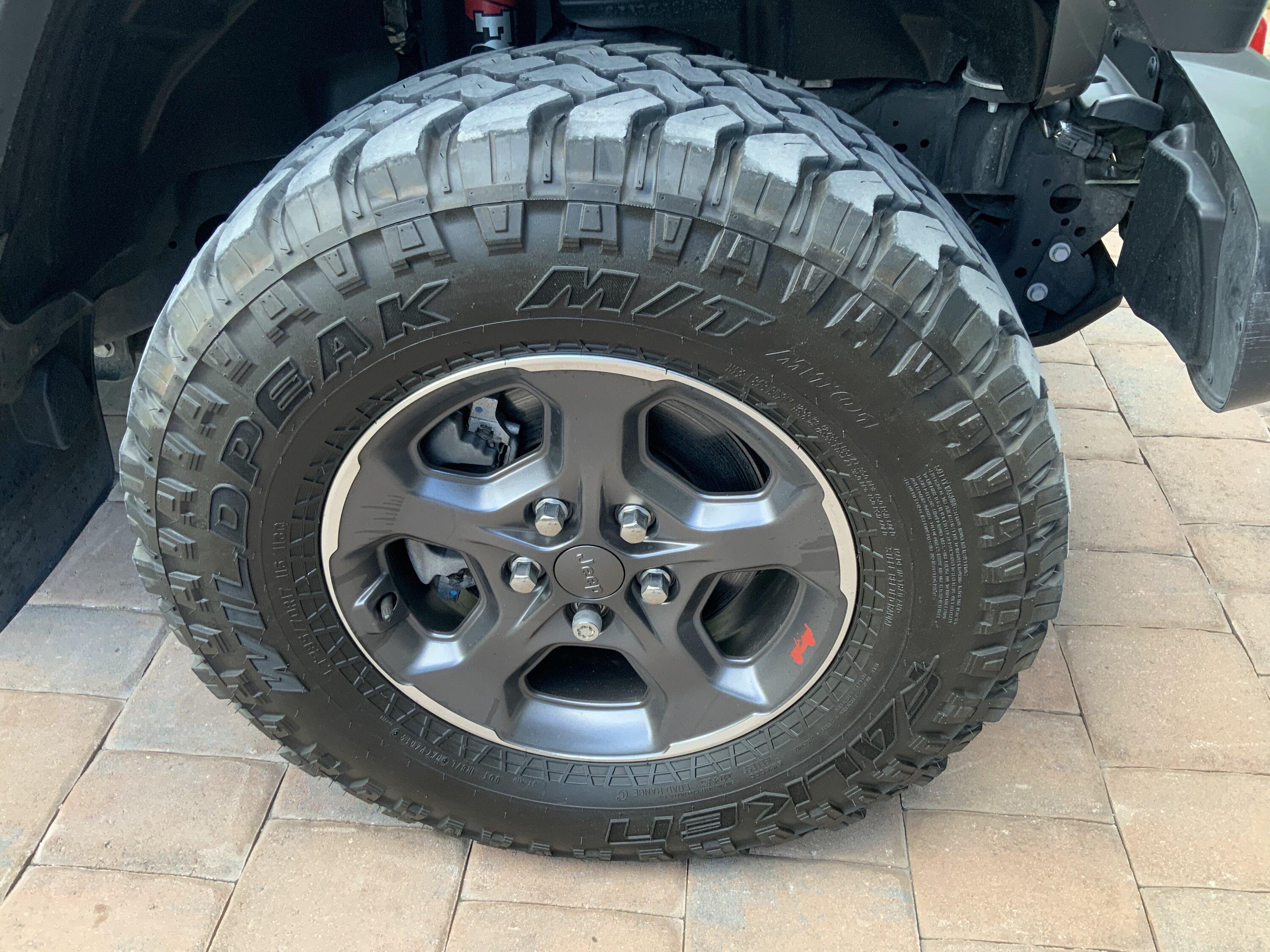 Jeep Gladiator 4 Jeep  Gladiator Rubicon  All Terrian 33 Inch Offroad  Jt Jl Wheels  Almost New FalkenWildetrac  Fits Any Jeep  5x5 Lug Pattern CBAC4048-F7D3-47E0-9669-F636BC35F9FA