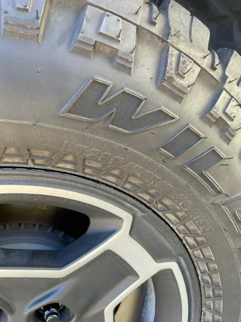 Jeep Gladiator Rubicon wheels and Falken MT tires off 2022 Mojave - set of 5 with 9k miles 5