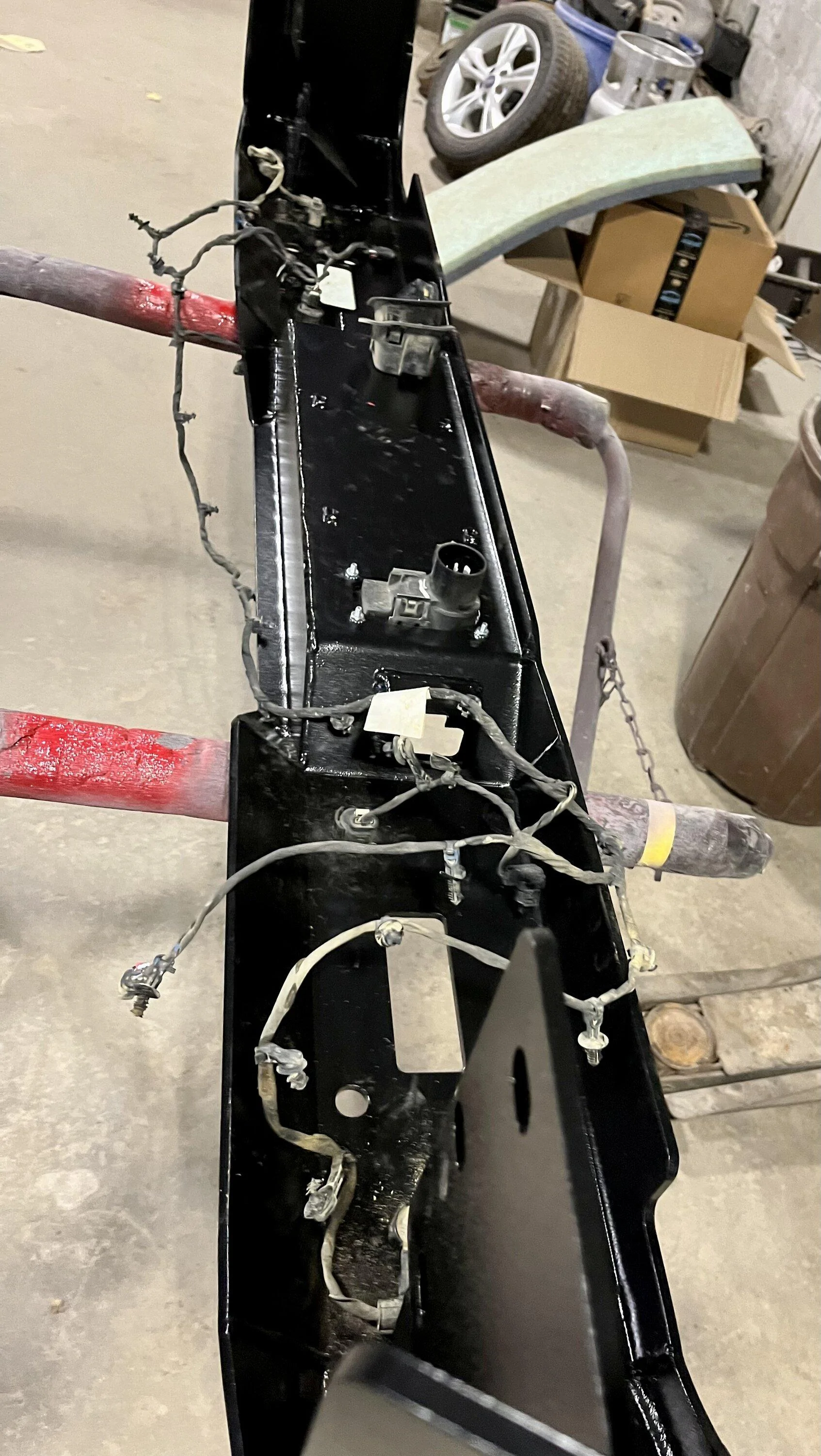 Jeep Gladiator Rock Hard Bumpers arrived!  Let’s get them on! B93AC85E-01D1-4DBE-9C02-DC462A5C302B
