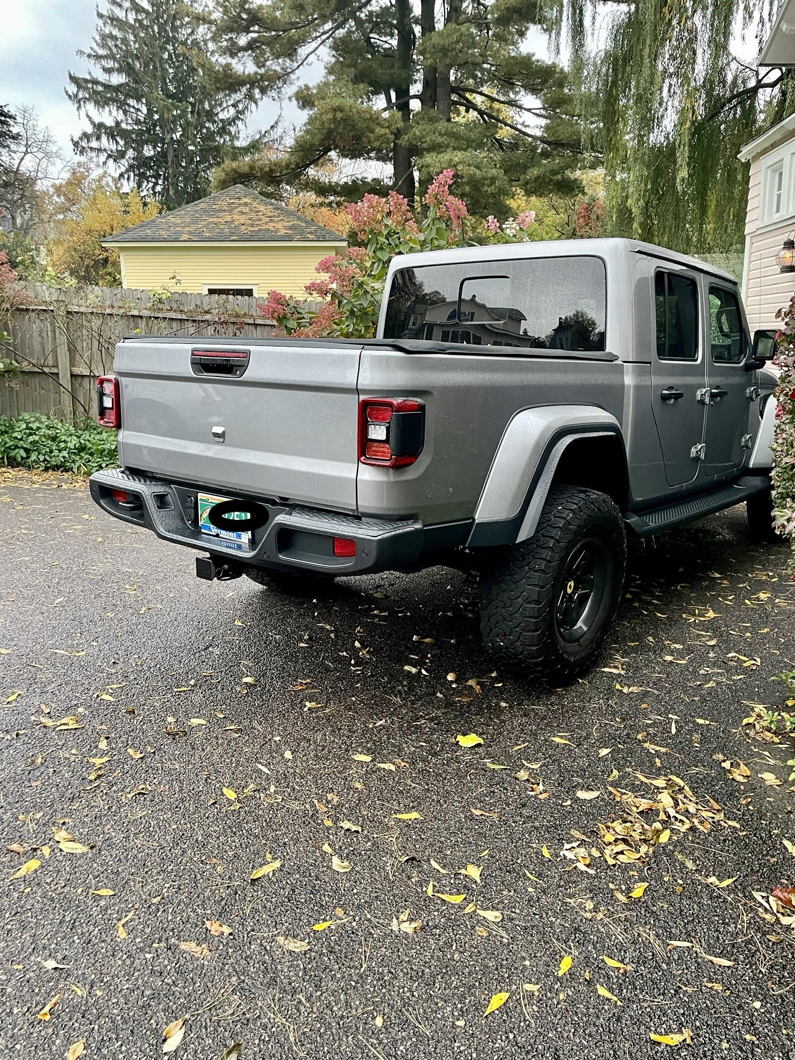 Jeep Gladiator Tailgate Fail. Can’t believe Jeep doesn’t have an embossed tailgate! I had to pull off the cheap stick ons D94B4658-1254-4374-B87D-47F41C4E8FB0