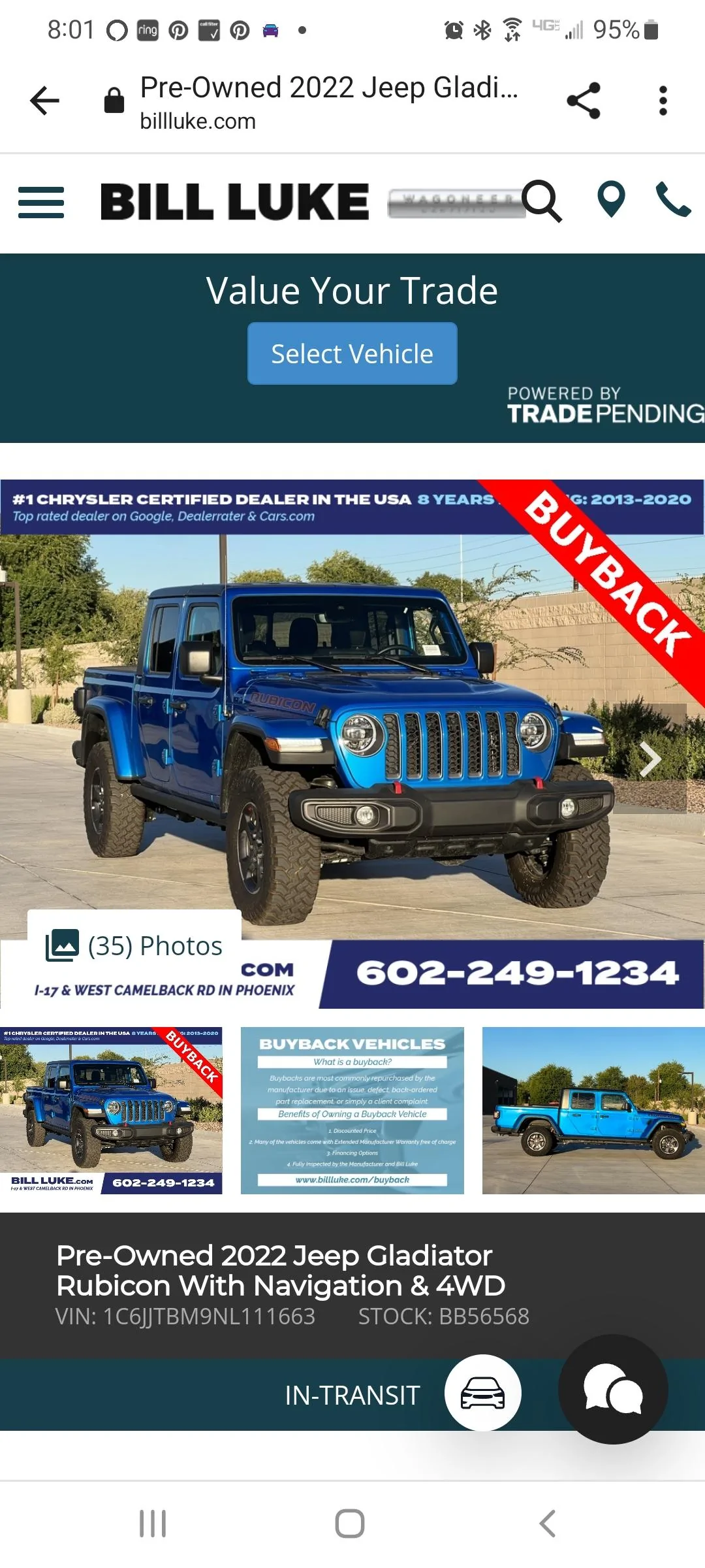 Jeep Gladiator Has anyone dealt with a buy back from Jeep? Screenshot_20221022-080142_Chrom