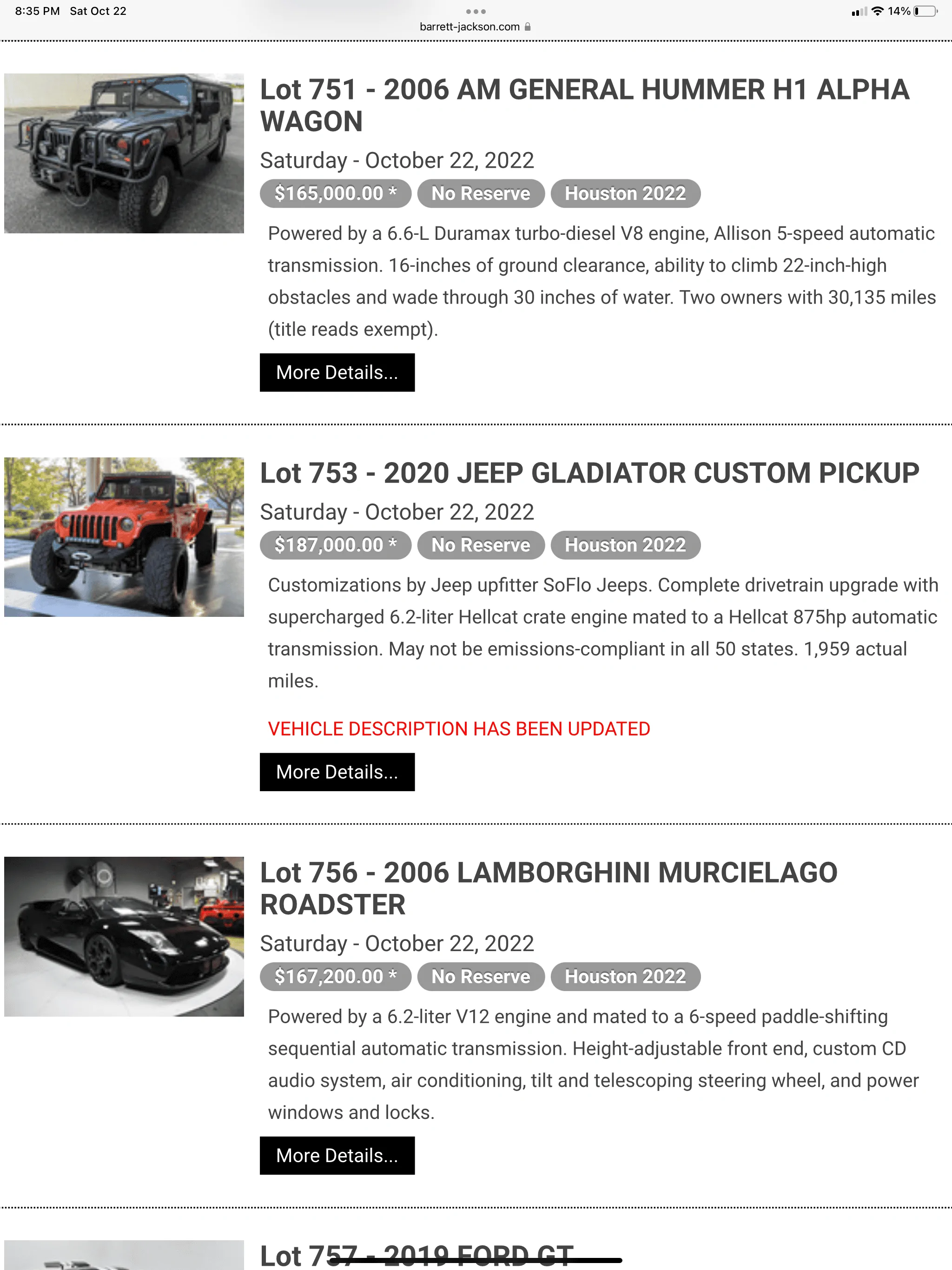 Jeep Gladiator For Sale 2021 Jeep Gladiator Rubicon Demon Swap $165,995 OBO E3483D8C-5178-4A82-B071-17BED605F04A