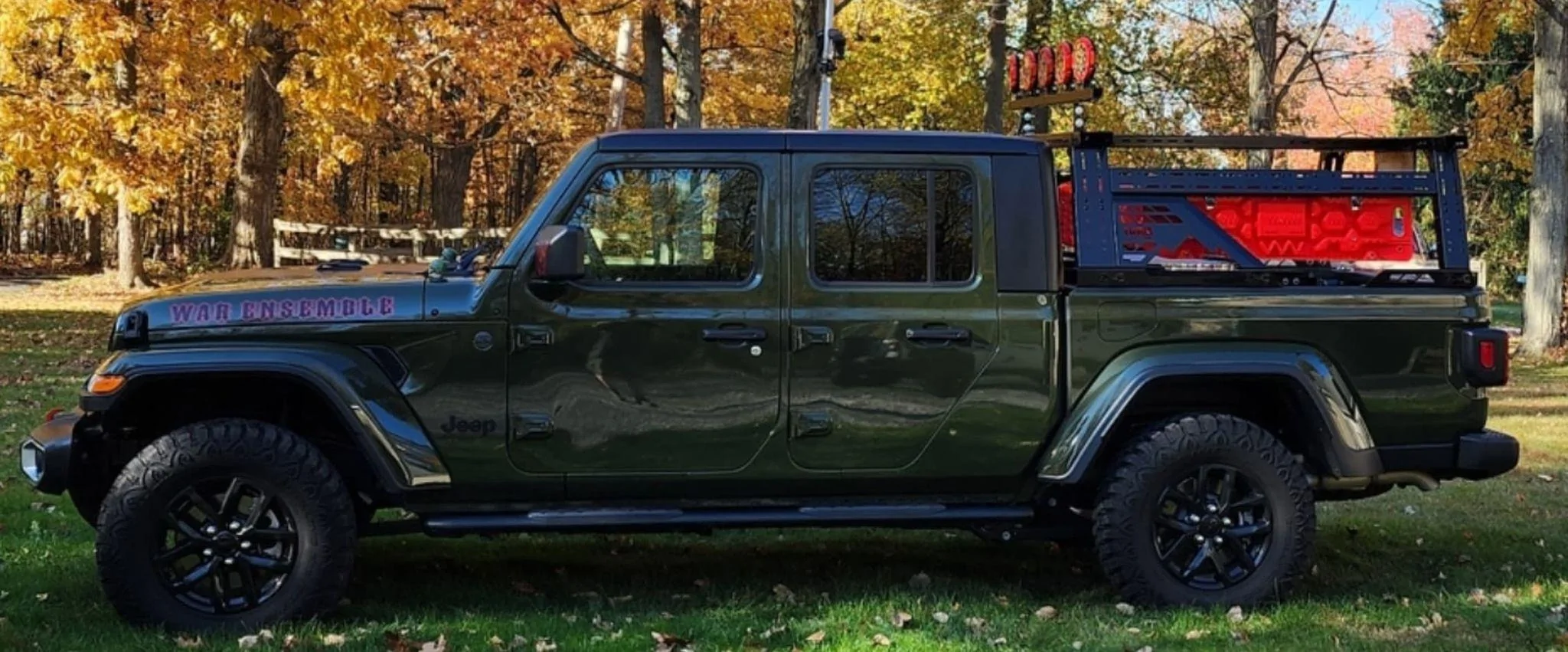 Jeep Gladiator 5 light light bar wiring jeep with lights