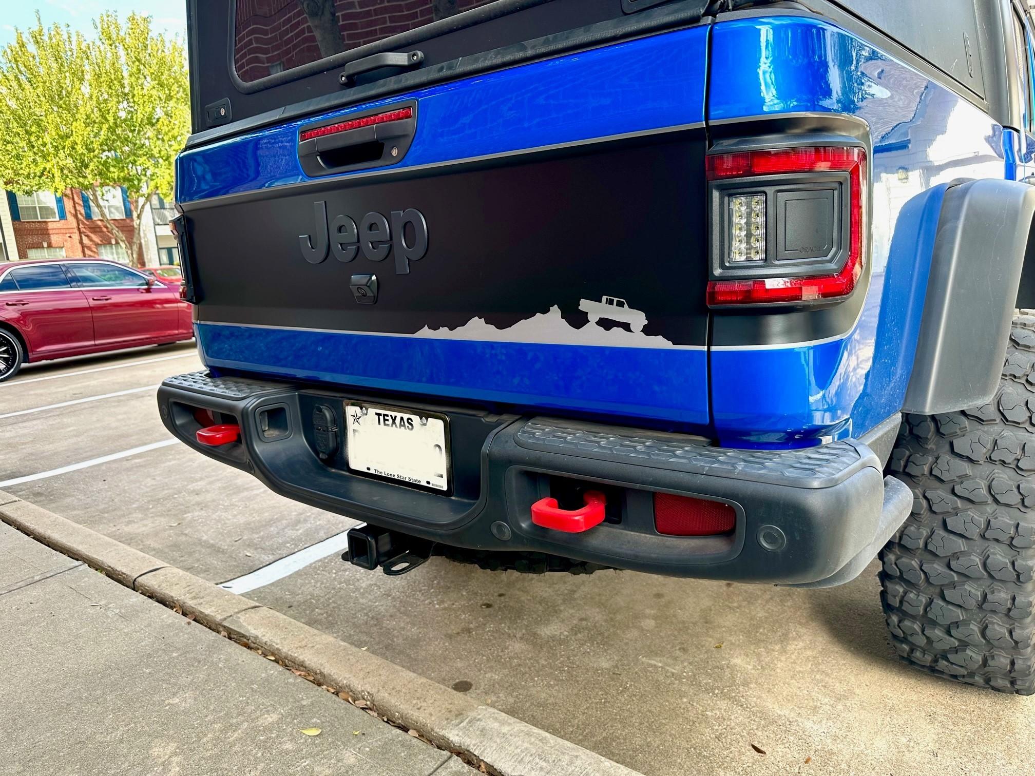 Jeep Gladiator Stickers and decal pics! tailgate