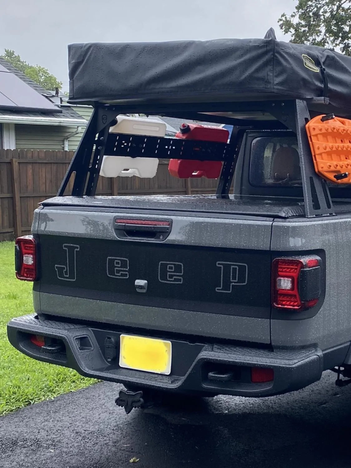 Jeep Gladiator Tailgate Fail. Can’t believe Jeep doesn’t have an embossed tailgate! I had to pull off the cheap stick ons A41A6C45-9AC4-48FE-9CA8-FF8197CF6939