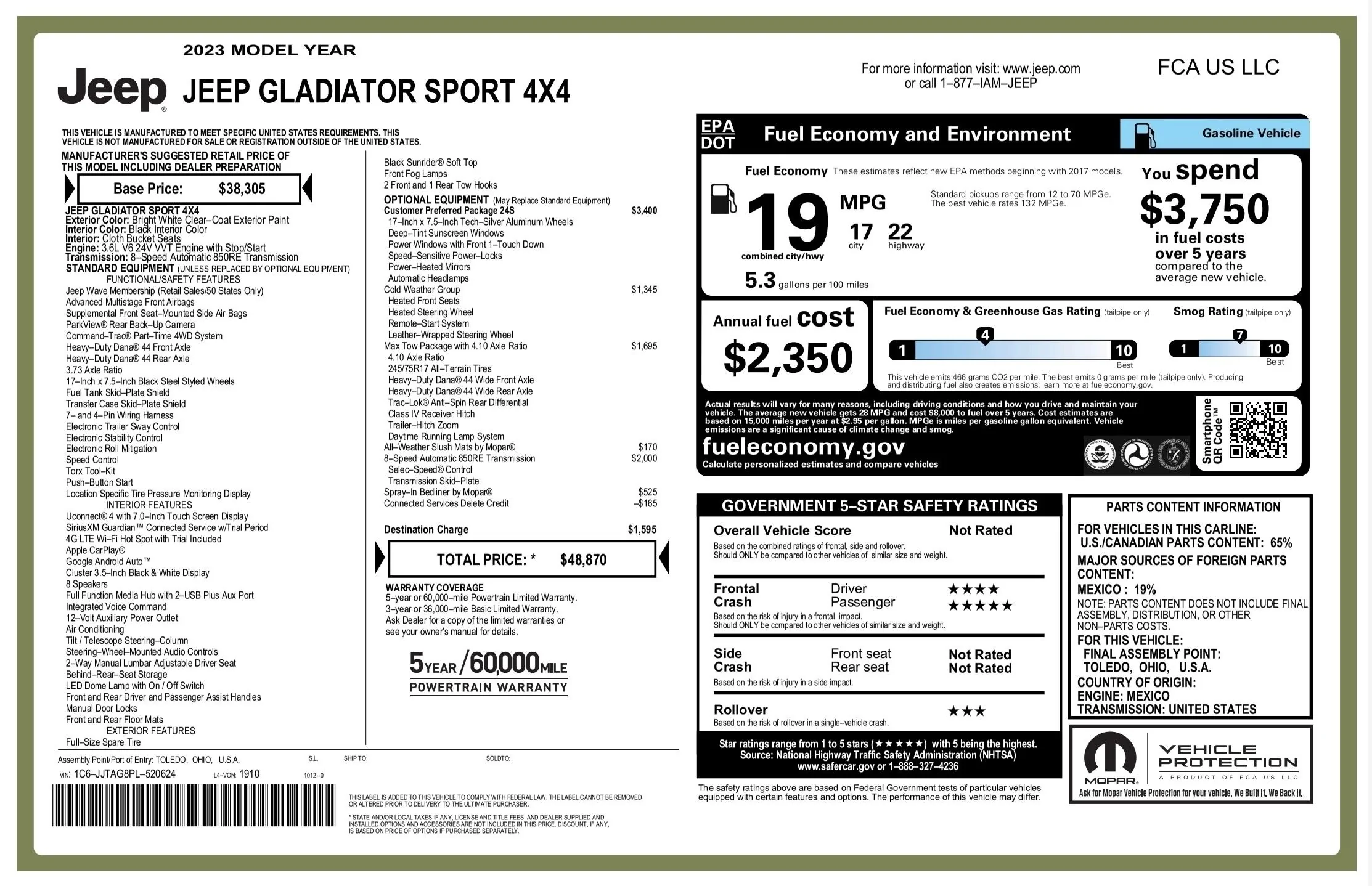 Jeep Gladiator When should I expect my order number? Screenshot_20221024_124318