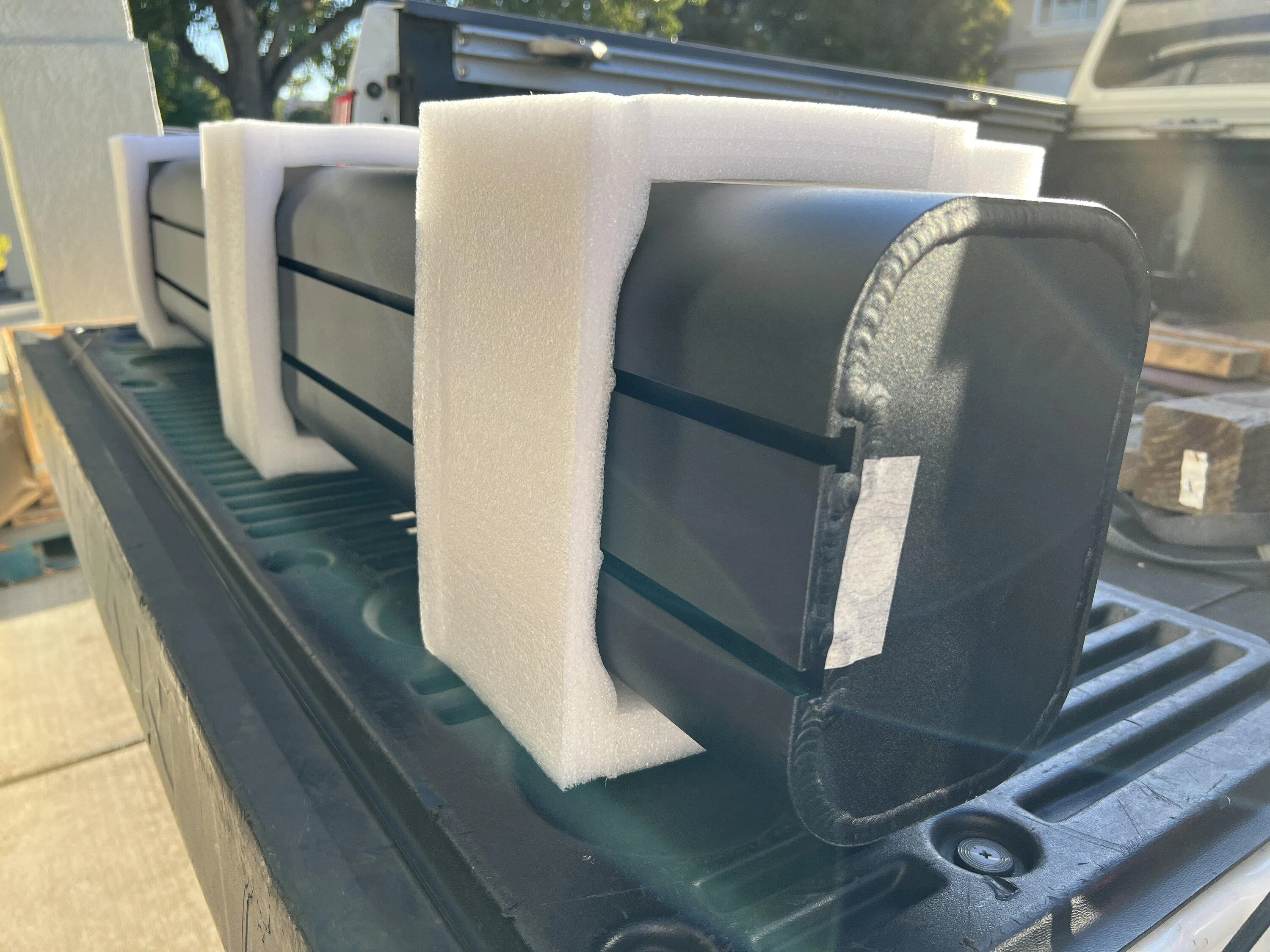 Jeep Gladiator Anyone try out the EASEORD Pressurized 8 Gallon Camping Shower Water Tank 114A4A3B-0507-42DB-94A2-40A95F4237EA