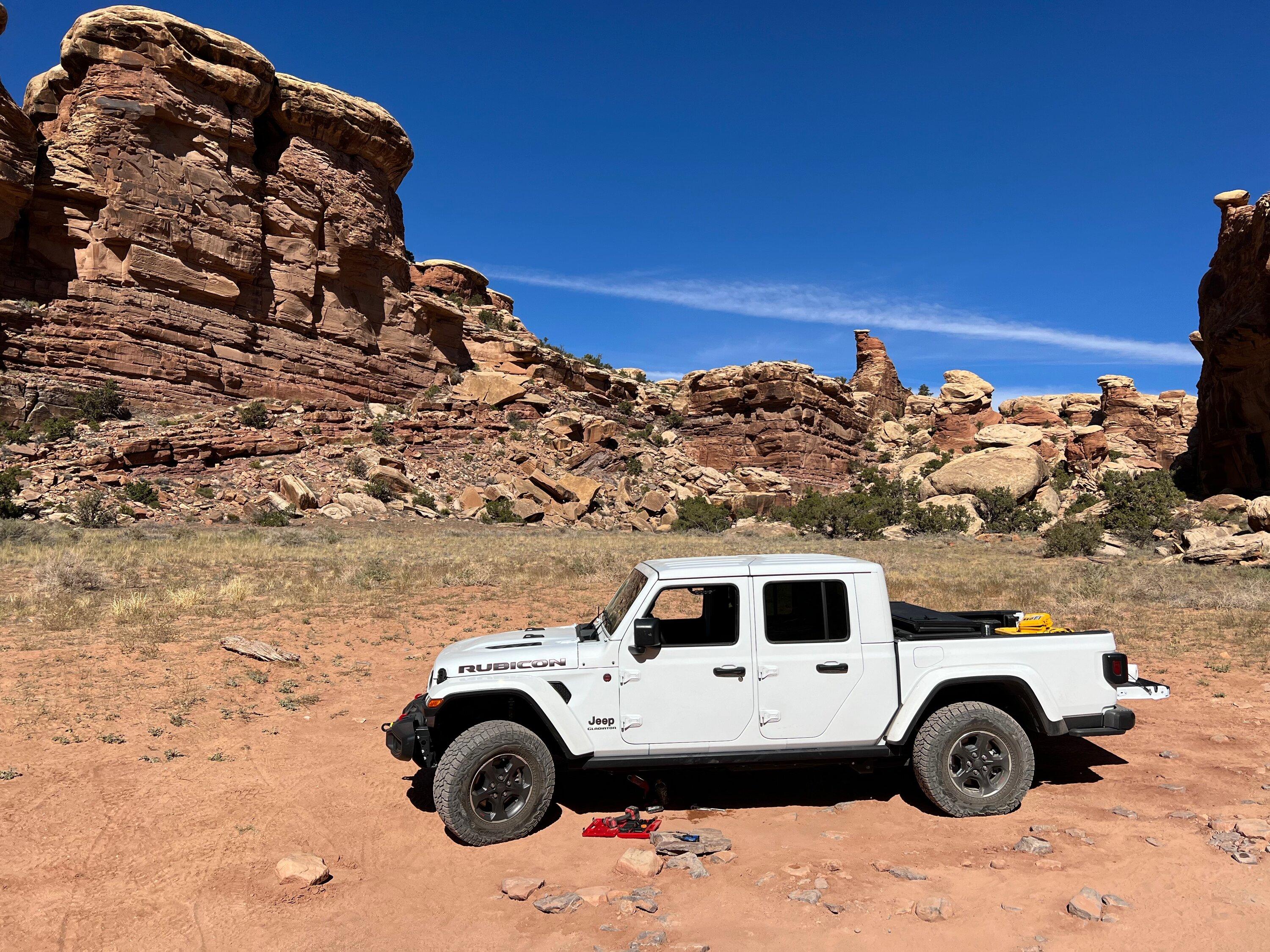 Jeep Gladiator Wheel your EcoDiesel? Get a fuel filter skid. IMG_3913