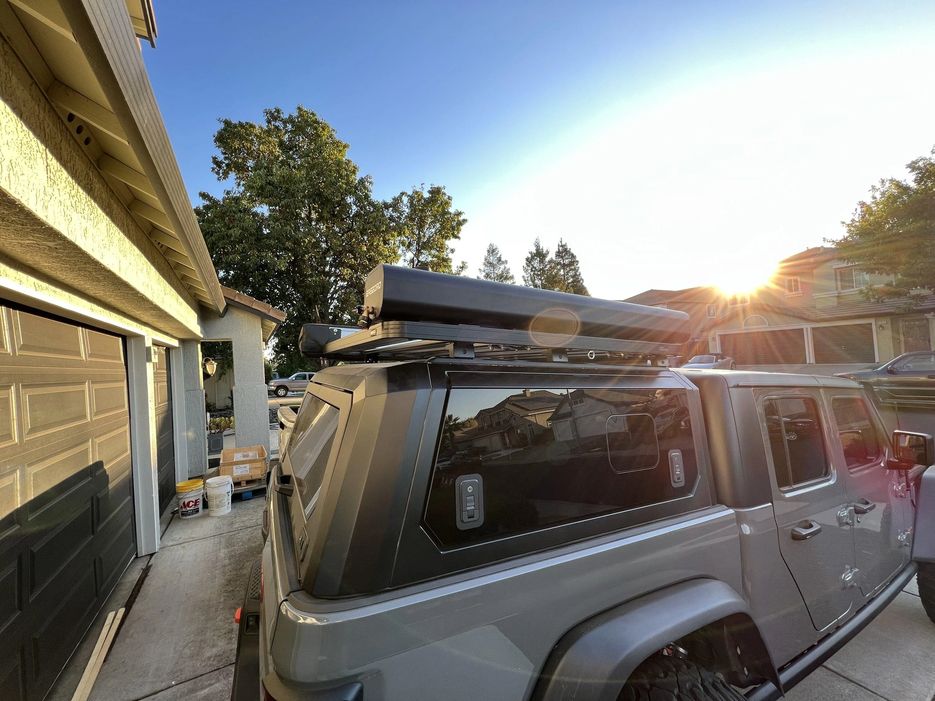 Jeep Gladiator Anyone try out the EASEORD Pressurized 8 Gallon Camping Shower Water Tank C7D315A2-6EF7-49A3-B82B-6DD8AB119584