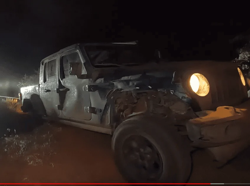 Jeep Gladiator Gladiator overturned on trail... MORR Video: There's No Good Way to Rescue This Jeep! 1666804980782