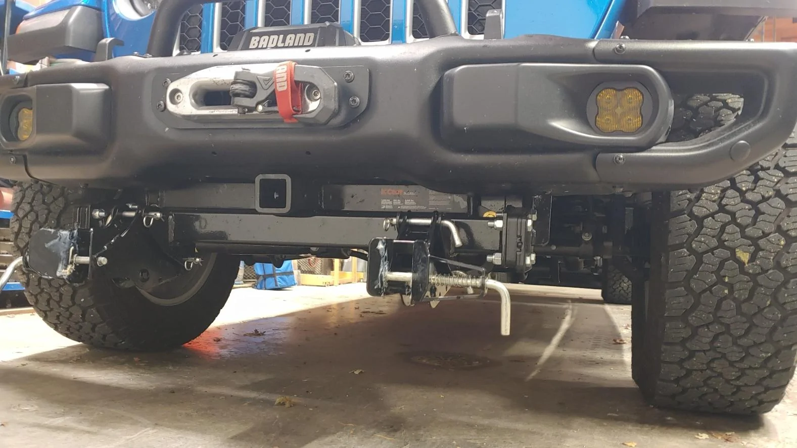 Jeep Gladiator Rear ended today - tow hitch damaged 20221027_225348