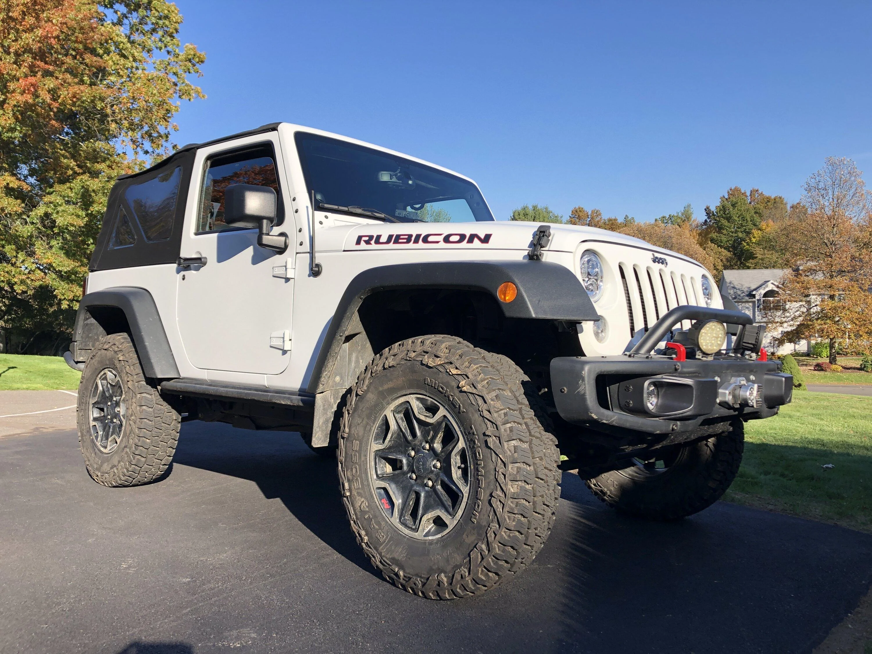 Jeep Gladiator Pizza Cutters - 35X10R17 Skinny Tires installed IMG_4494