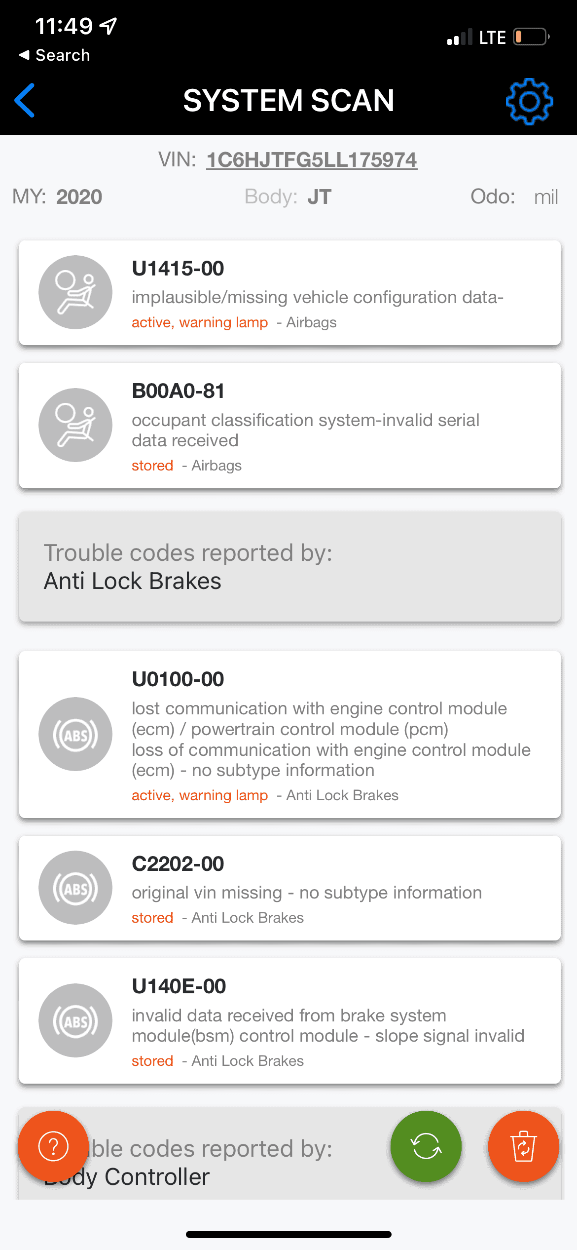 Jeep Gladiator 2020 Gladiator Electrical Issues 29D89643-A456-4B3E-A588-6DD728D956E0