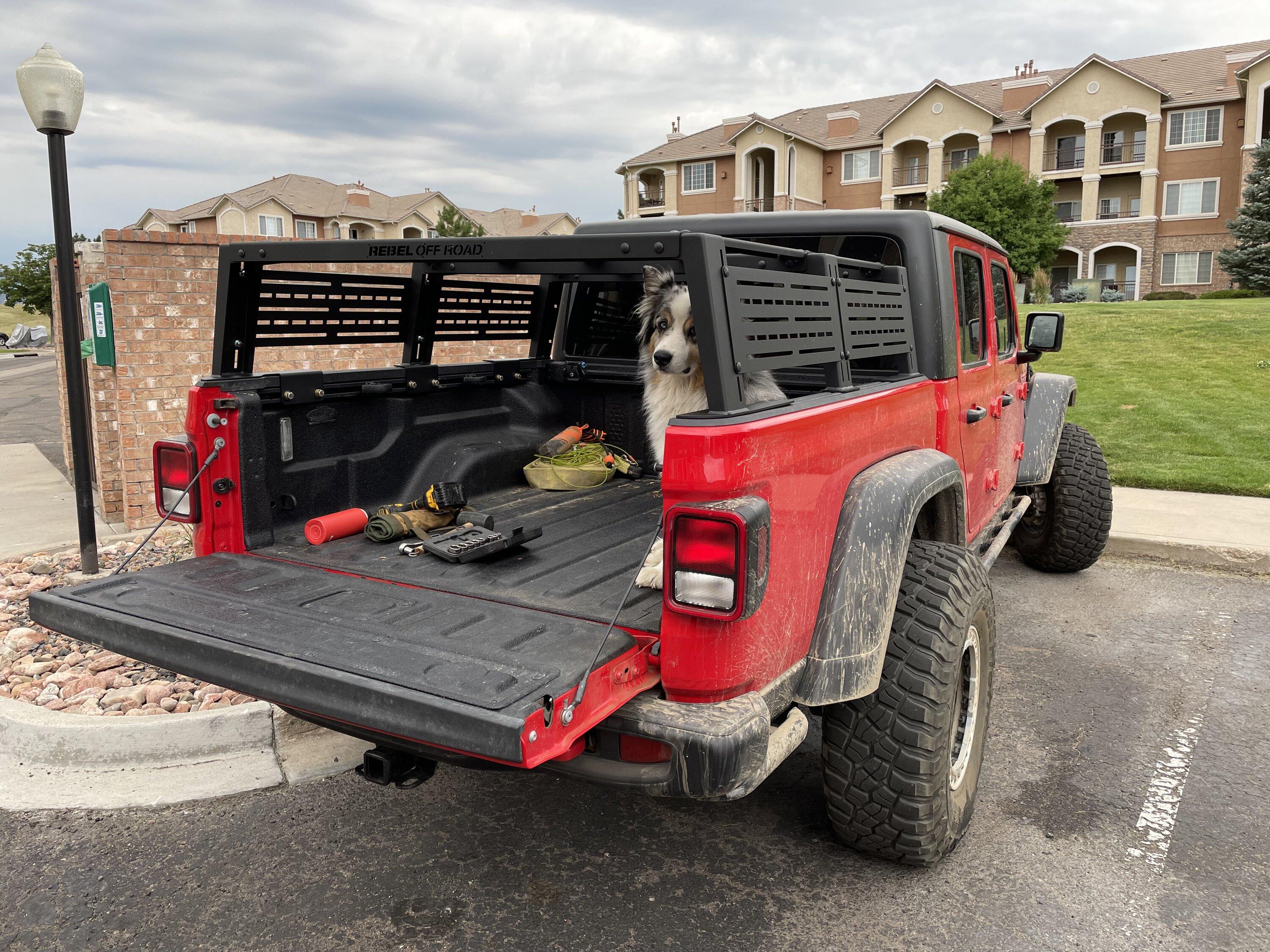 Jeep Gladiator FS: Rebel Off Road Xplor Half Height Bed Rack - $1,000 IMG_3289