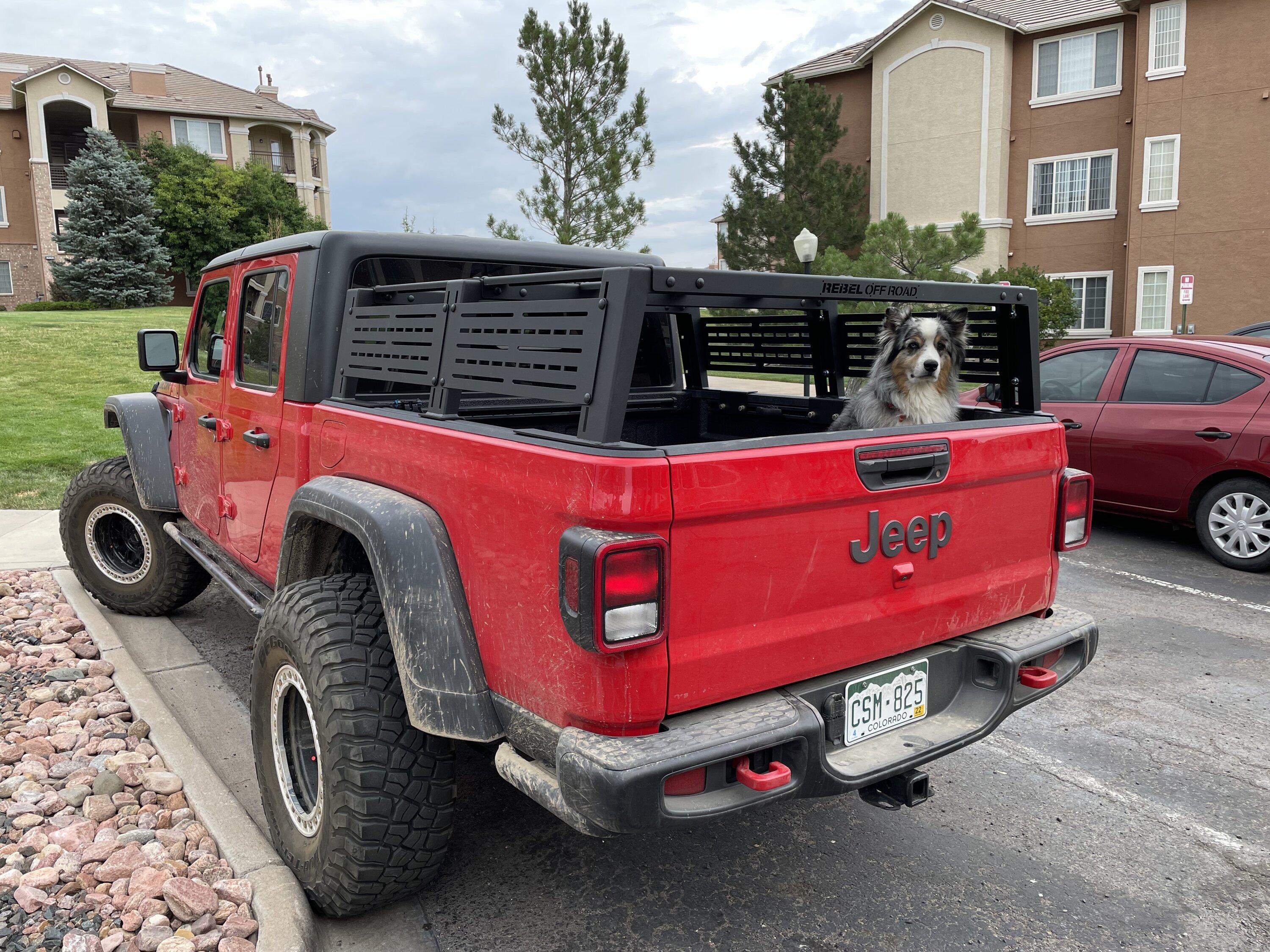 Jeep Gladiator FS: Rebel Off Road Xplor Half Height Bed Rack - $1,000 IMG_3290