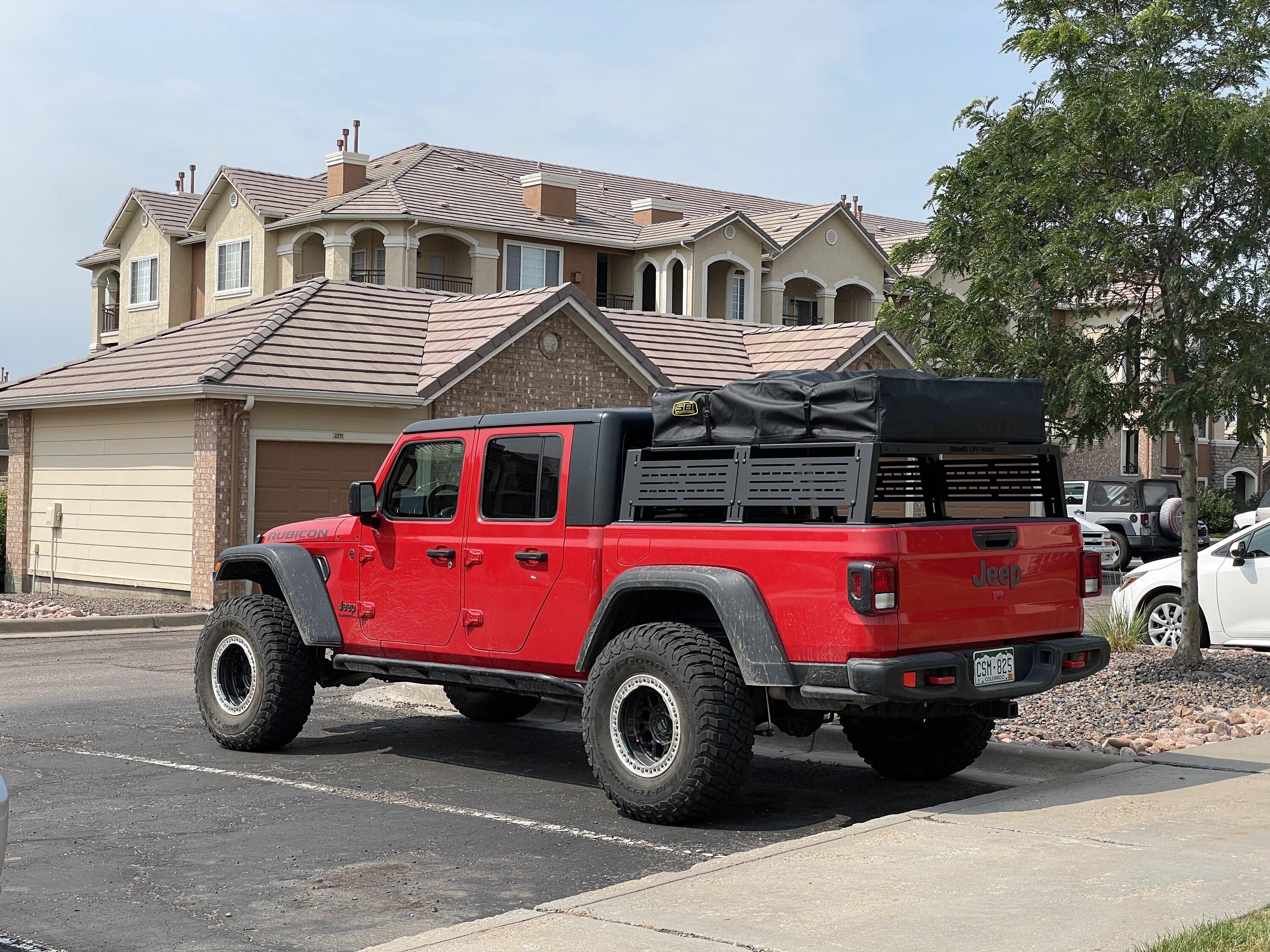 Jeep Gladiator FS: Rebel Off Road Xplor Half Height Bed Rack - $1,000 IMG_3291
