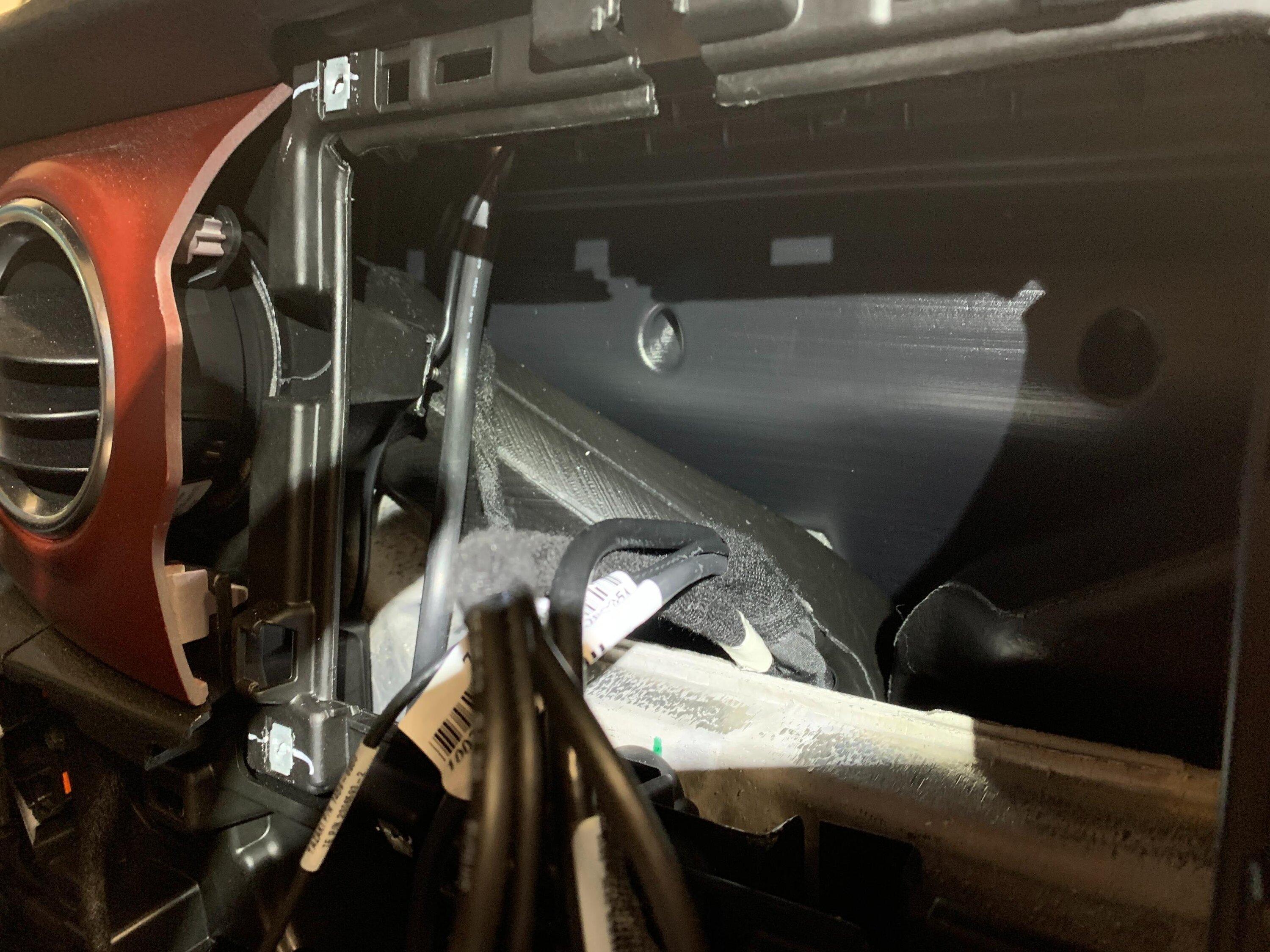 Jeep Gladiator The Nameless One Cables thru dash